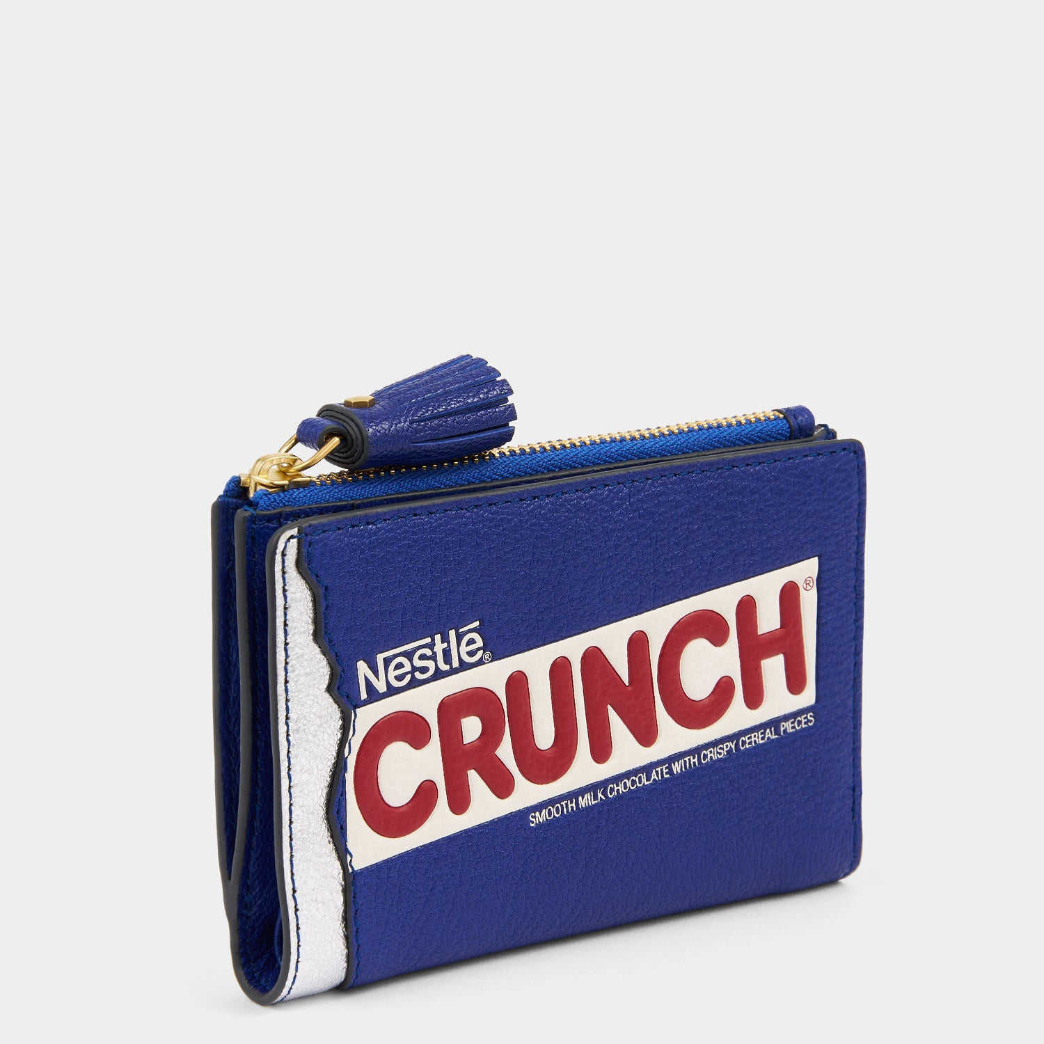 Anya Brands Crunch Folding Wallet -

                  
                    Capra Leather in Metallic Dark Blue -
                  

                  Anya Hindmarch UK
