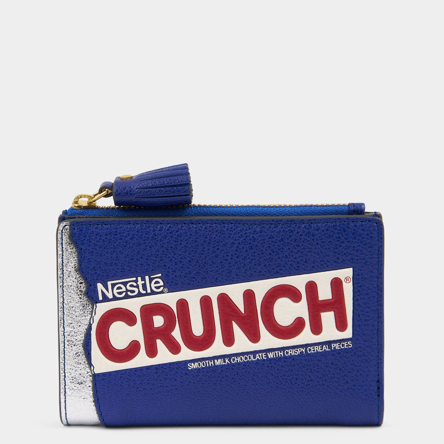 Anya Brands Crunch Folding Wallet -

                  
                    Capra Leather in Metallic Dark Blue -
                  

                  Anya Hindmarch UK

