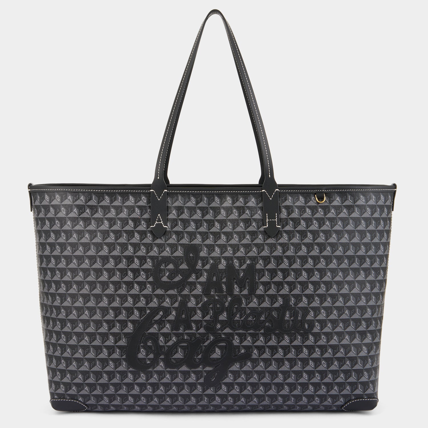 I Am A Plastic Bag Zipped Motif Tote -

                  
                    Recycled Canvas in Black -
                  

                  Anya Hindmarch UK
