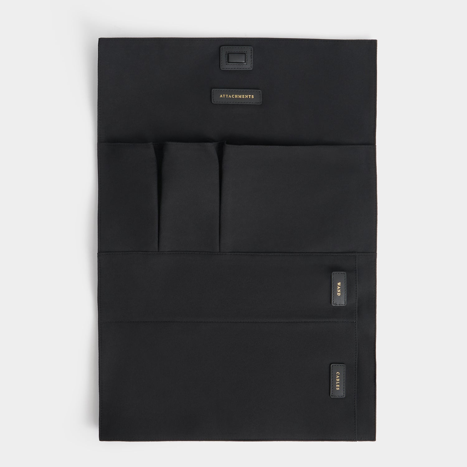 Logo Hair Kit Travel Pouch -

          
            Jacquard Nylon in Black -
          

          Anya Hindmarch UK
