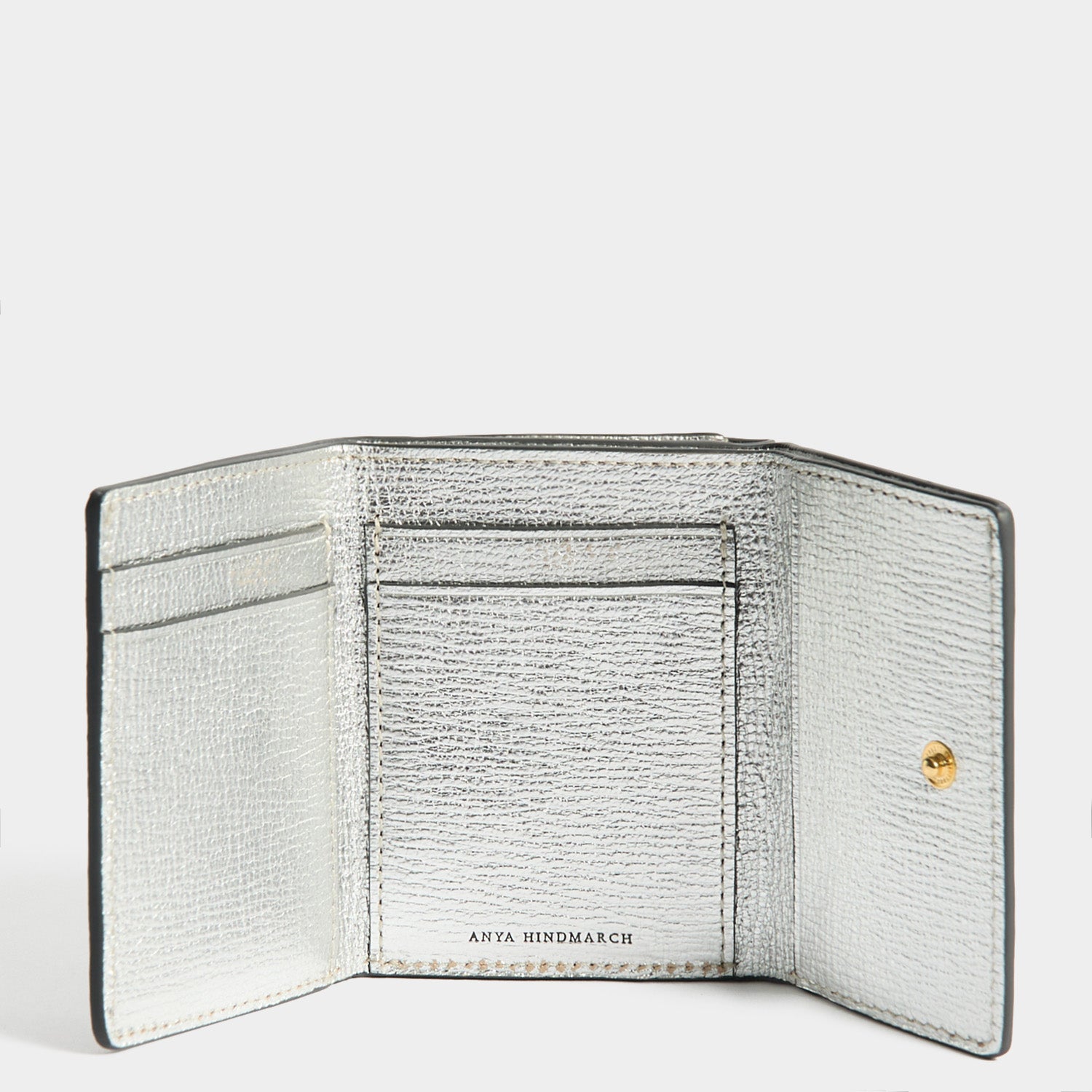 Eyes Mini Trifold Zip Wallet | Anya Hindmarch UK