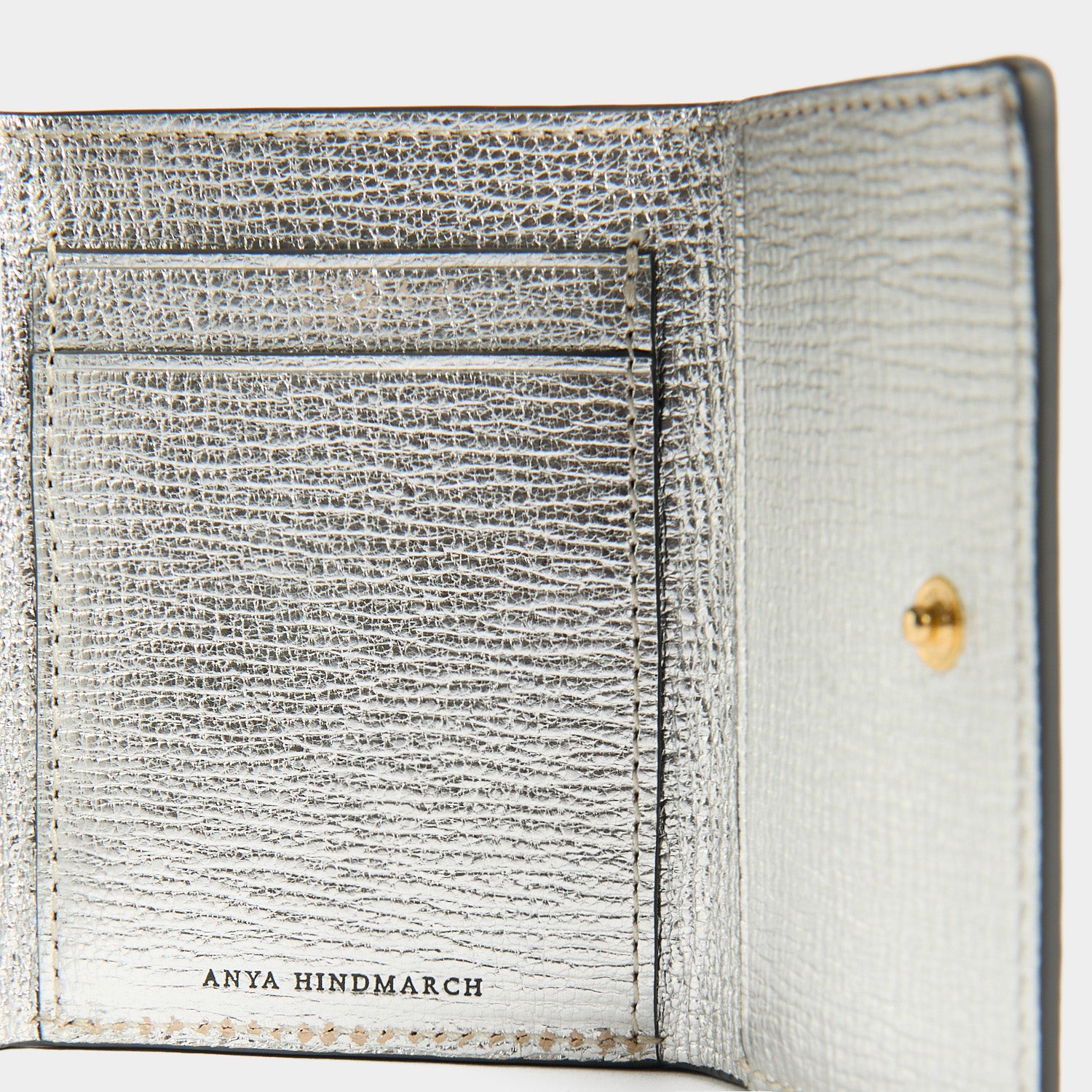 Eyes Mini Trifold Zip Wallet | Anya Hindmarch UK
