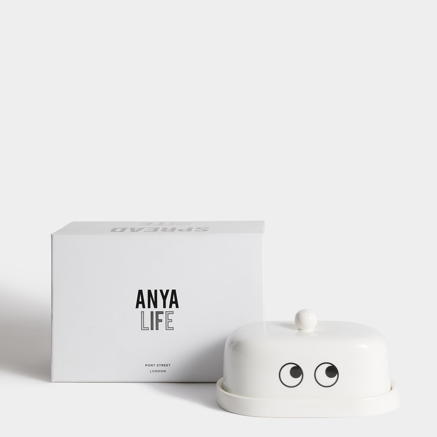 Butter Dish -

          
            Bone China in White -
          

          Anya Hindmarch UK
