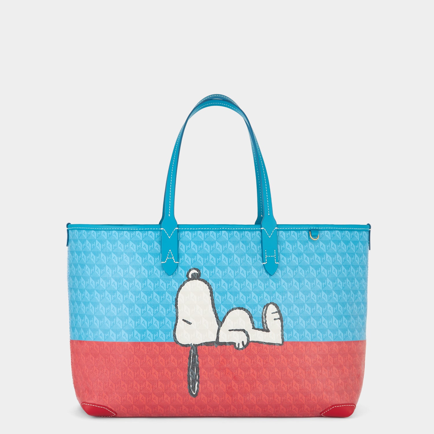 Peanuts Snoopy & Woodstock Tote Bag - Adjustable Crossbody Purse For Men & Women (White)