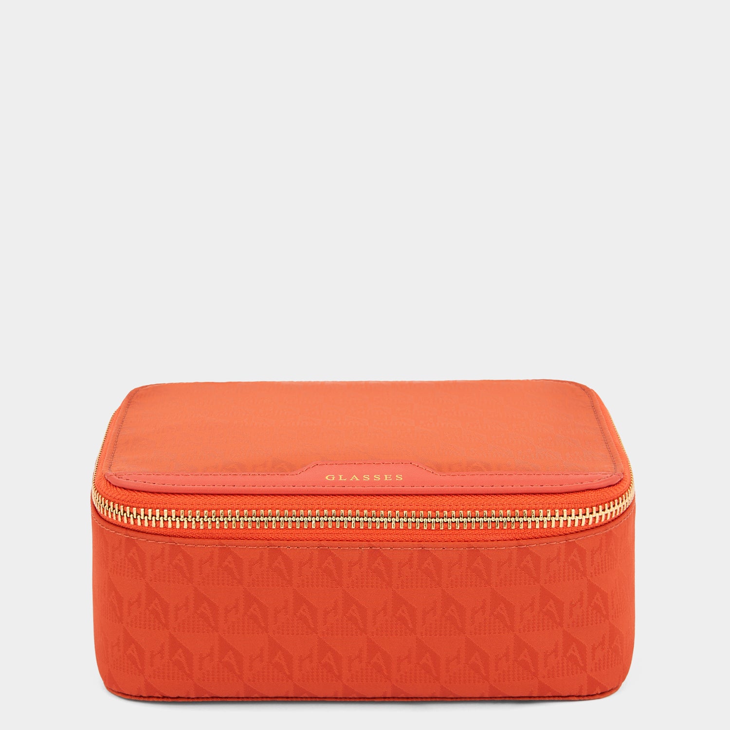 Glasses Organiser Travel Case -

          
            Jacquard Nylon in Burnt Sienna -
          

          Anya Hindmarch UK
