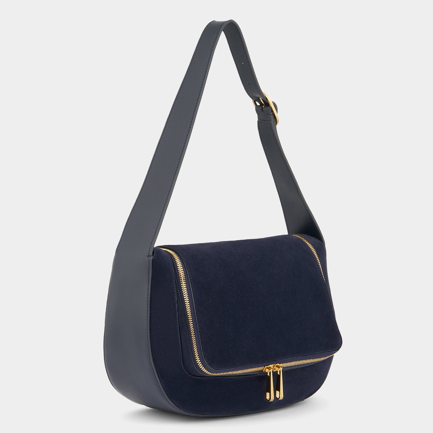 Vere Shoulder Bag -

          
            Suede/Calf Leather -
          

          Anya Hindmarch UK
