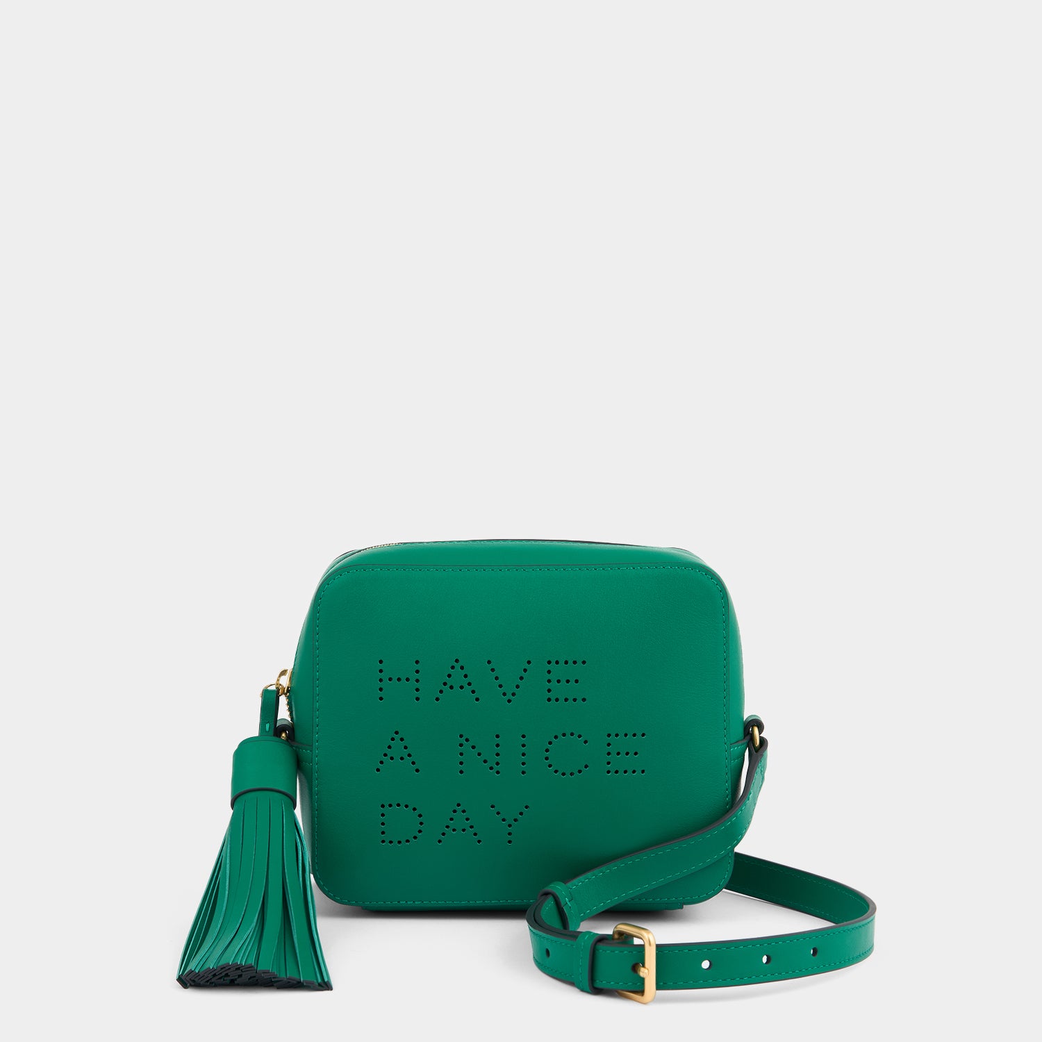 Have a Nice Day Cross-body -

          
            Smooth Leather in Emerald -
          

          Anya Hindmarch UK

