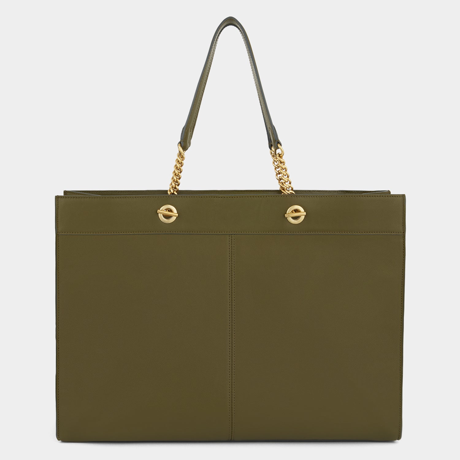 Mortimer Eyelet Chain Tote -

          
            Capra Leather in Bonsai Green -
          

          Anya Hindmarch UK
