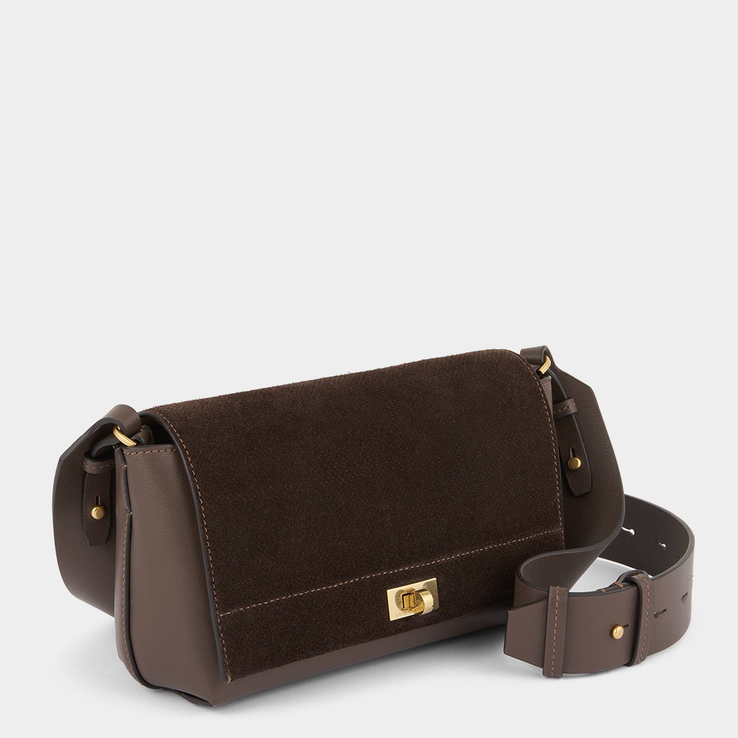 Calf leather crossbody bag by Anya Hindmarch