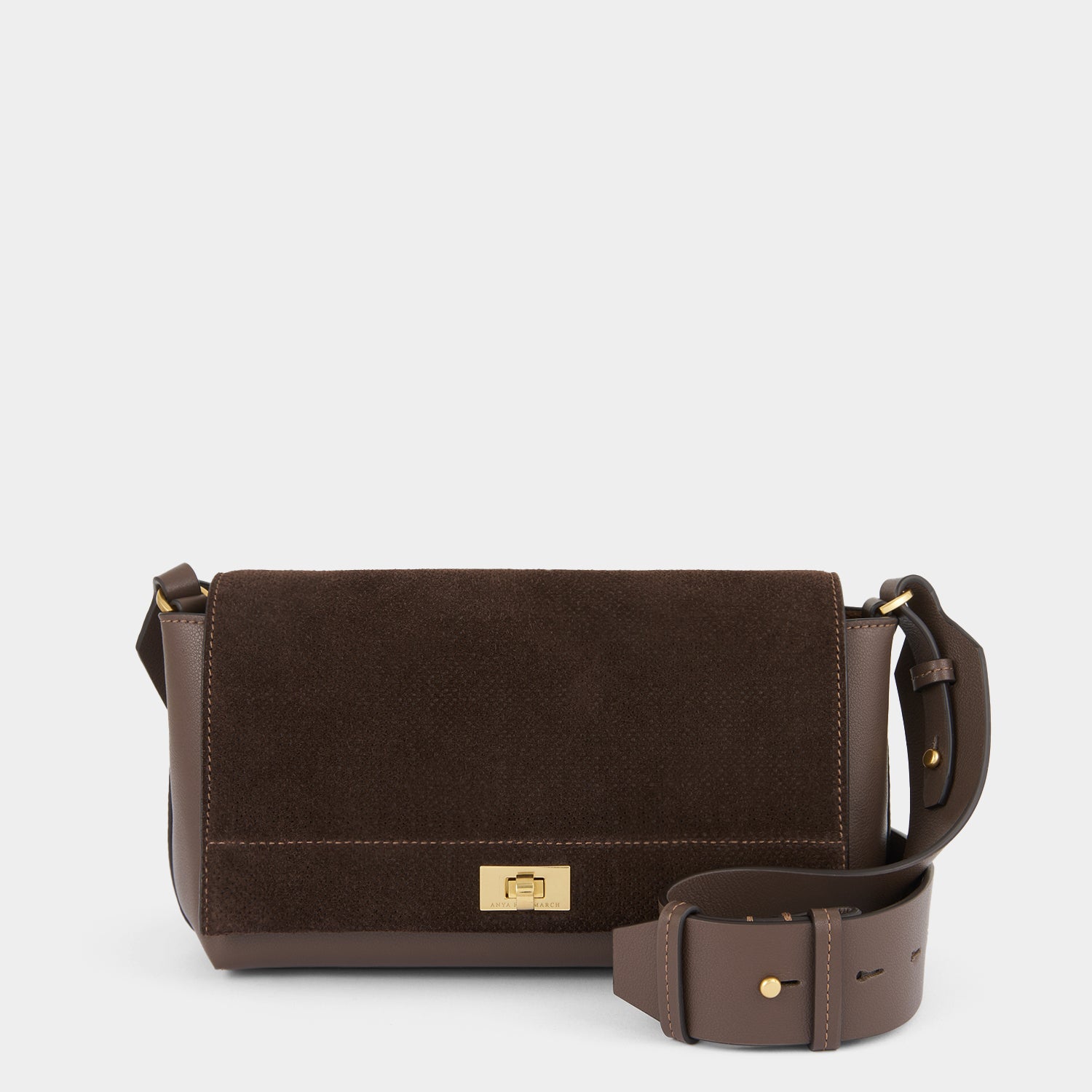 Calf leather crossbody bag by Anya Hindmarch