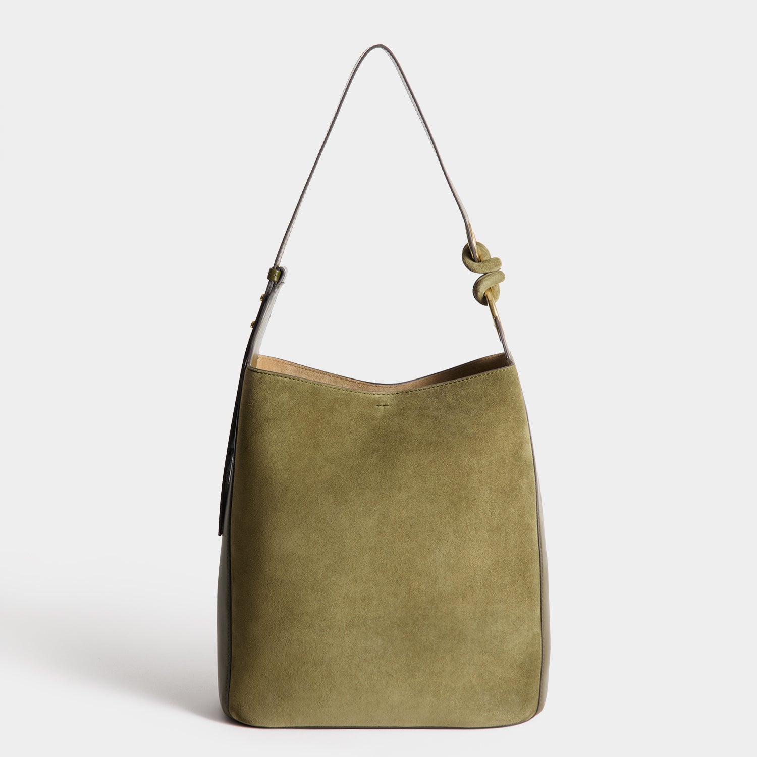 Ringo Shoulder Bag -

          
            Suede Leather in Bonsai Green -
          

          Anya Hindmarch UK
