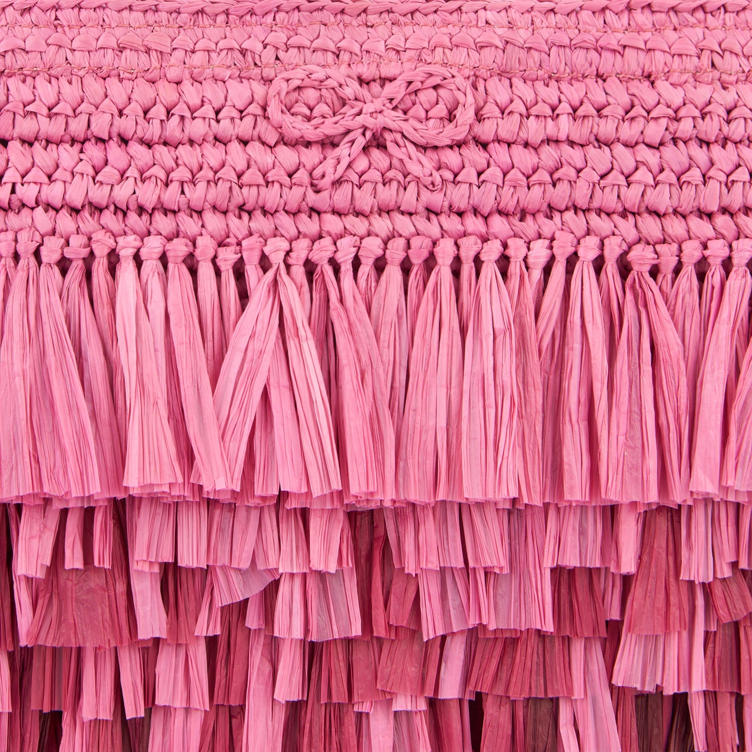 Dégradé Shag Raffia Clutch | Anya Hindmarch UK