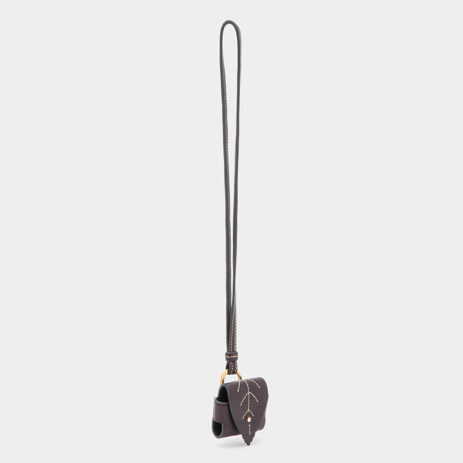 RTN Earphone Case -

          
            Natural Grain Leather in Grape -
          

          Anya Hindmarch UK
