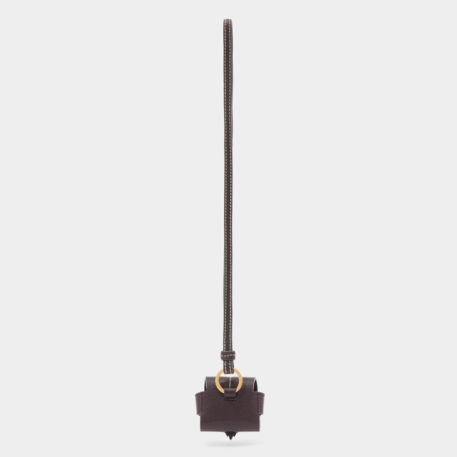 RTN Earphone Case -

          
            Natural Grain Leather in Grape -
          

          Anya Hindmarch UK
