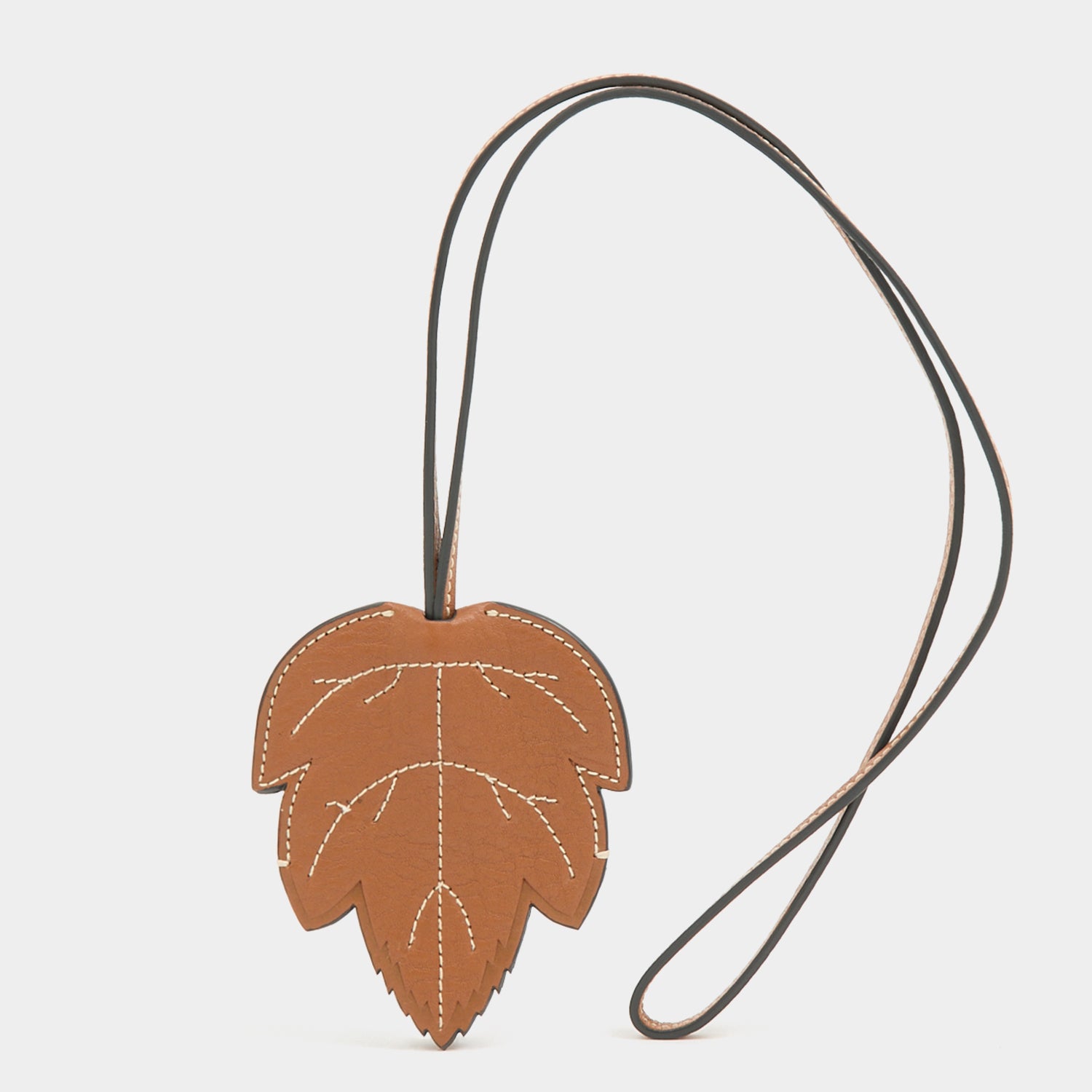 RTN Leaf Key Charm -

          
            Natural Grain Leather in Pecan -
          

          Anya Hindmarch UK
