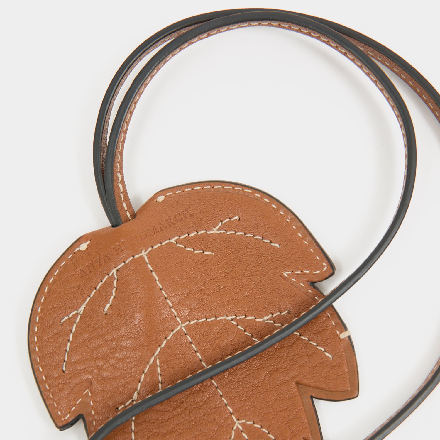 RTN Leaf Key Charm -

          
            Natural Grain Leather in Pecan -
          

          Anya Hindmarch UK

