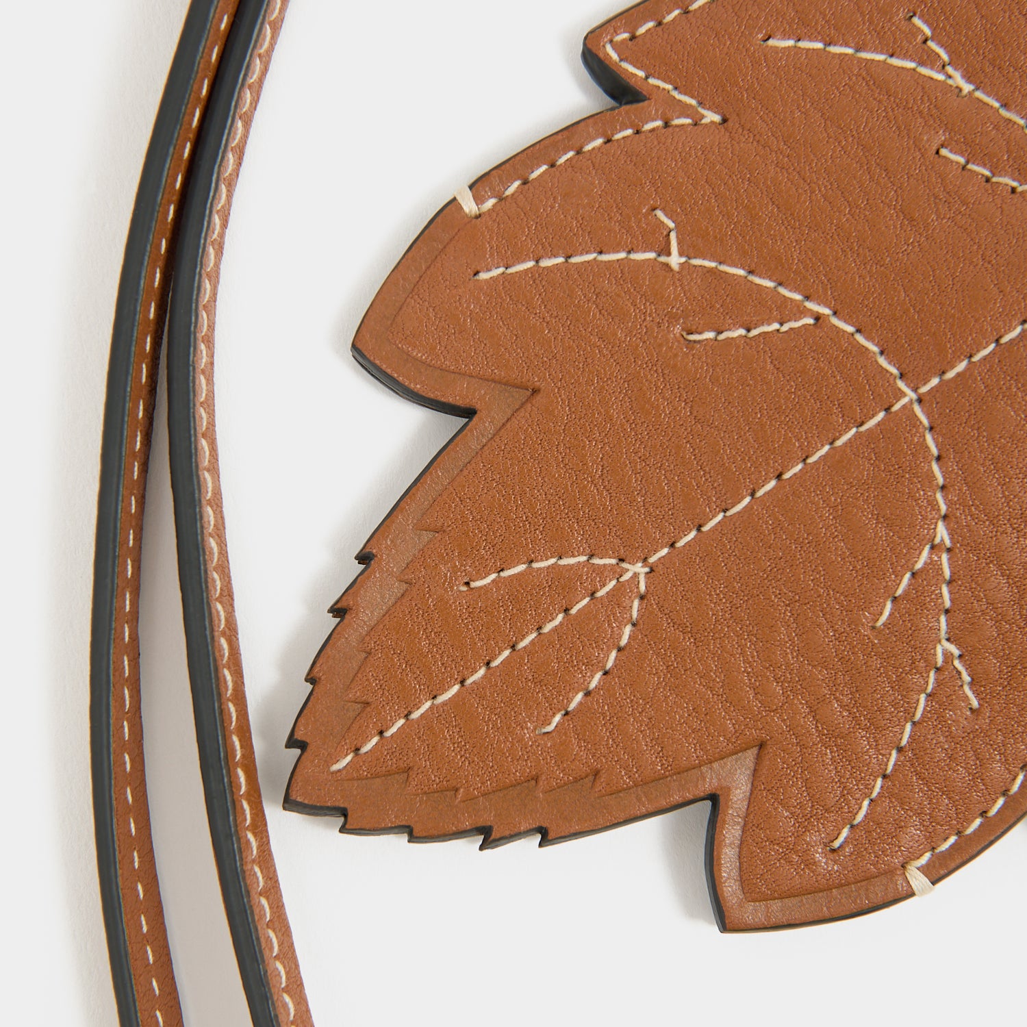 RTN Leaf Key Charm -

          
            Natural Grain Leather in Pecan -
          

          Anya Hindmarch UK
