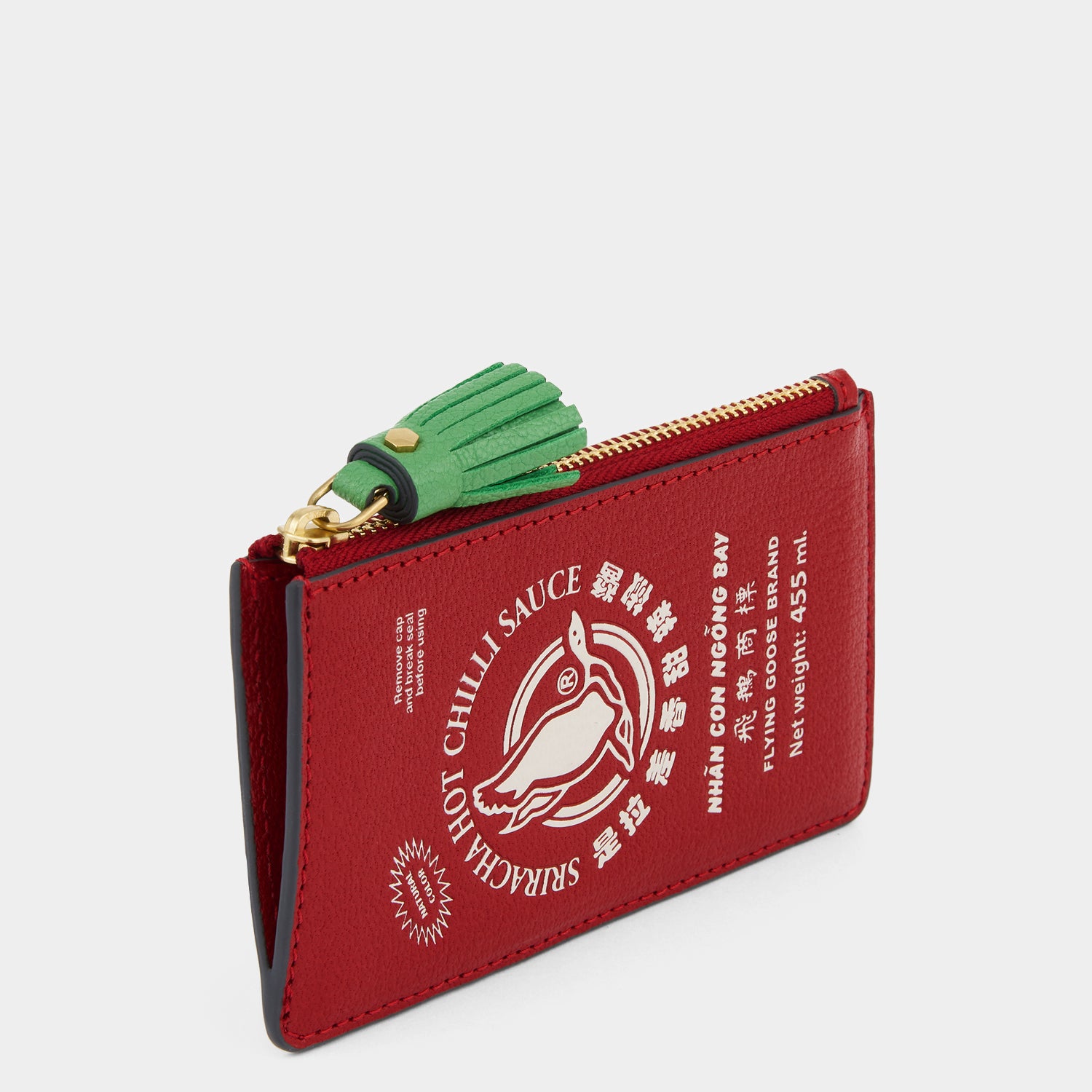 Anya Brands Flying Goose Sriracha Zip Card Case -

          
            Smooth Leather in Russet Red -
          

          Anya Hindmarch UK
