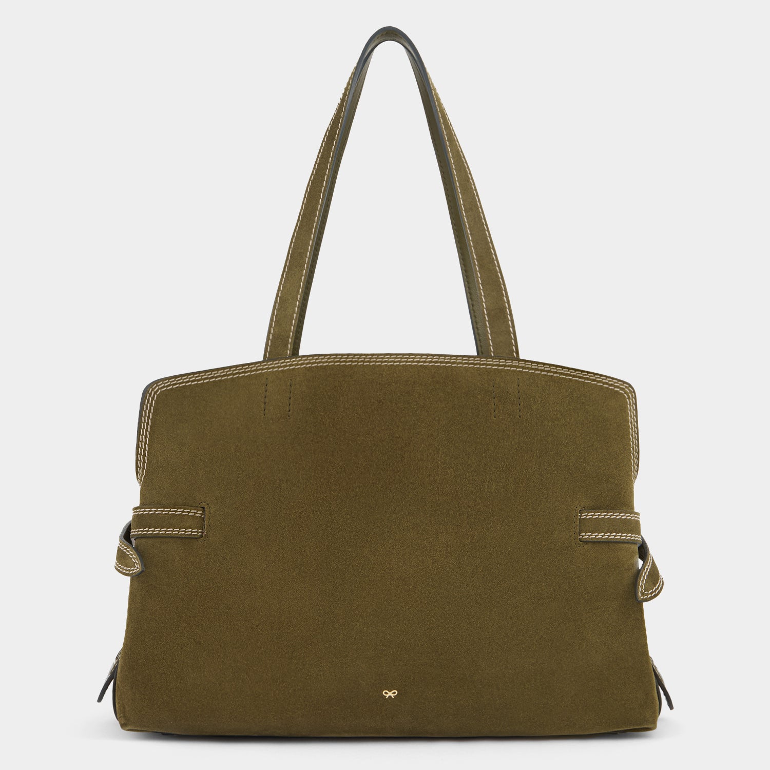 Wilson Stitch Shoulder Bag -

          
            Suede Leather in Bonsai Green -
          

          Anya Hindmarch UK
