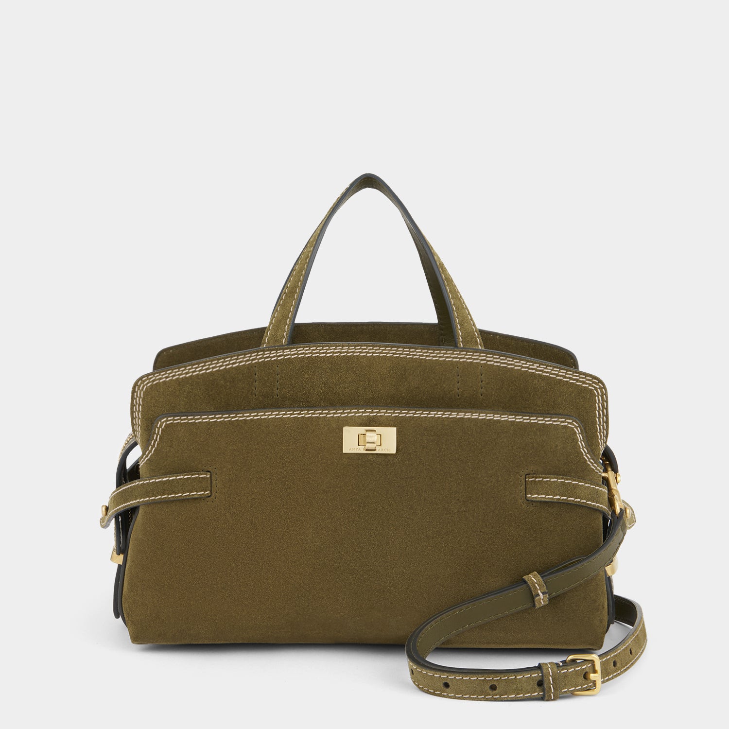 Wilson Stitch Cross-body -

          
            Suede in Bonsai Green -
          

          Anya Hindmarch UK
