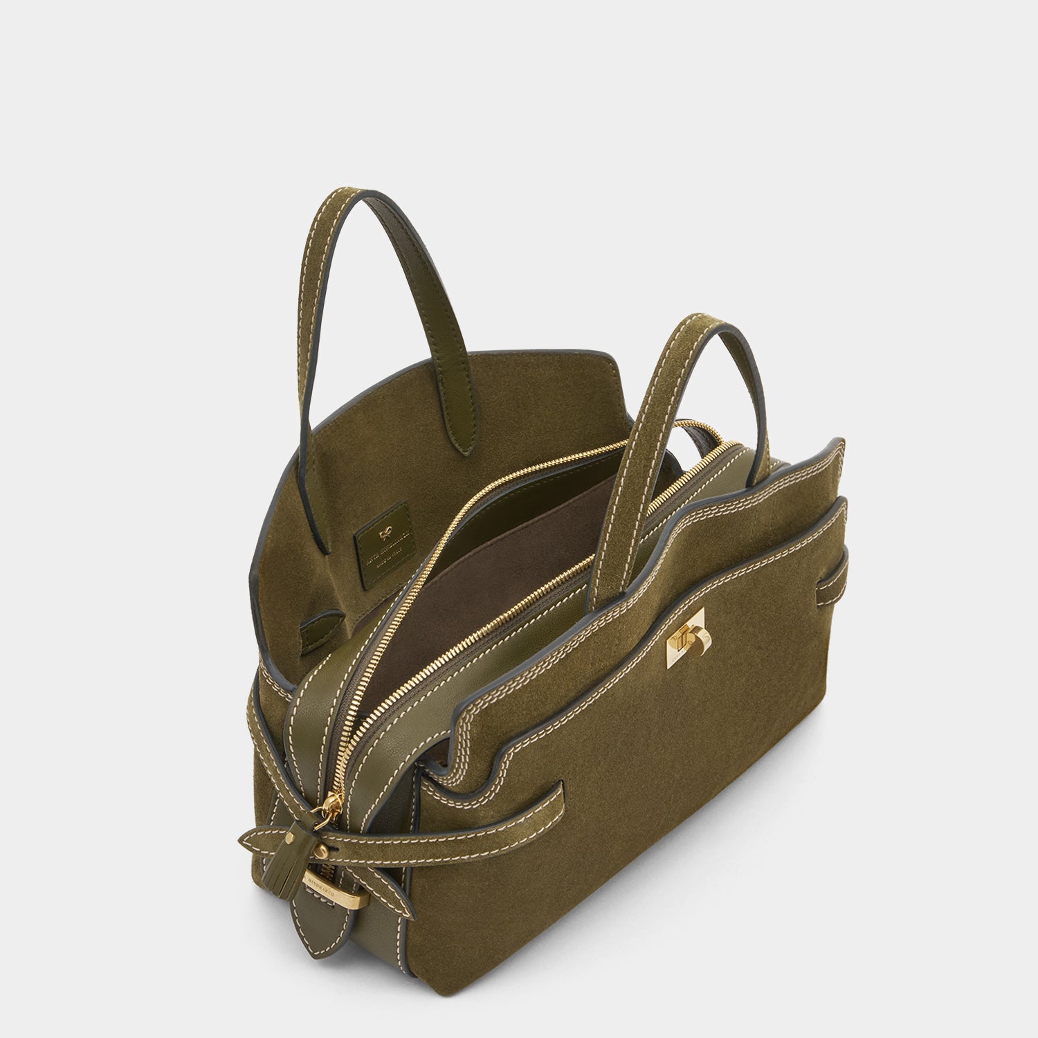 Wilson Stitch Cross-body -

          
            Suede in Bonsai Green -
          

          Anya Hindmarch UK

