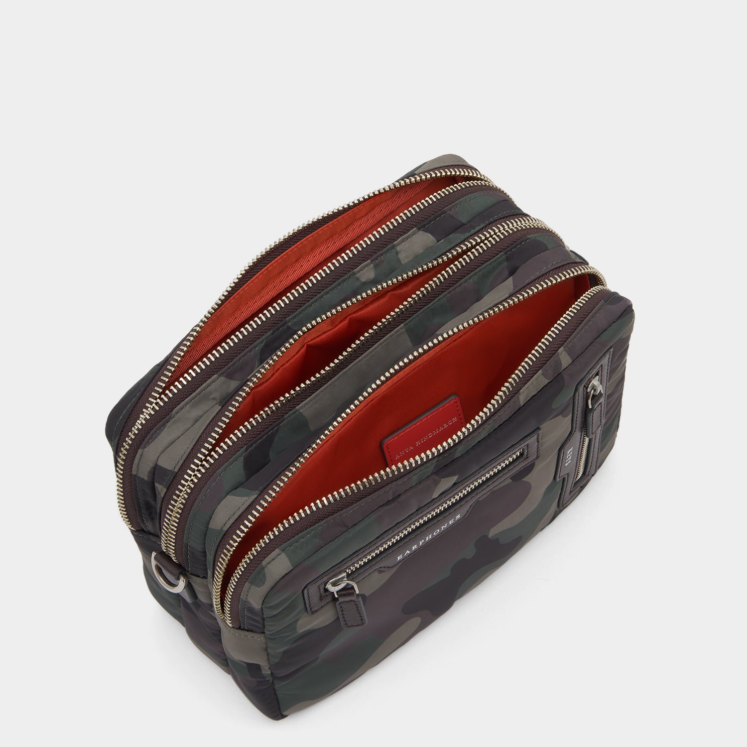 Camouflage Triple Zip Cross-body -

          
            Nylon in Camouflage -
          

          Anya Hindmarch UK

