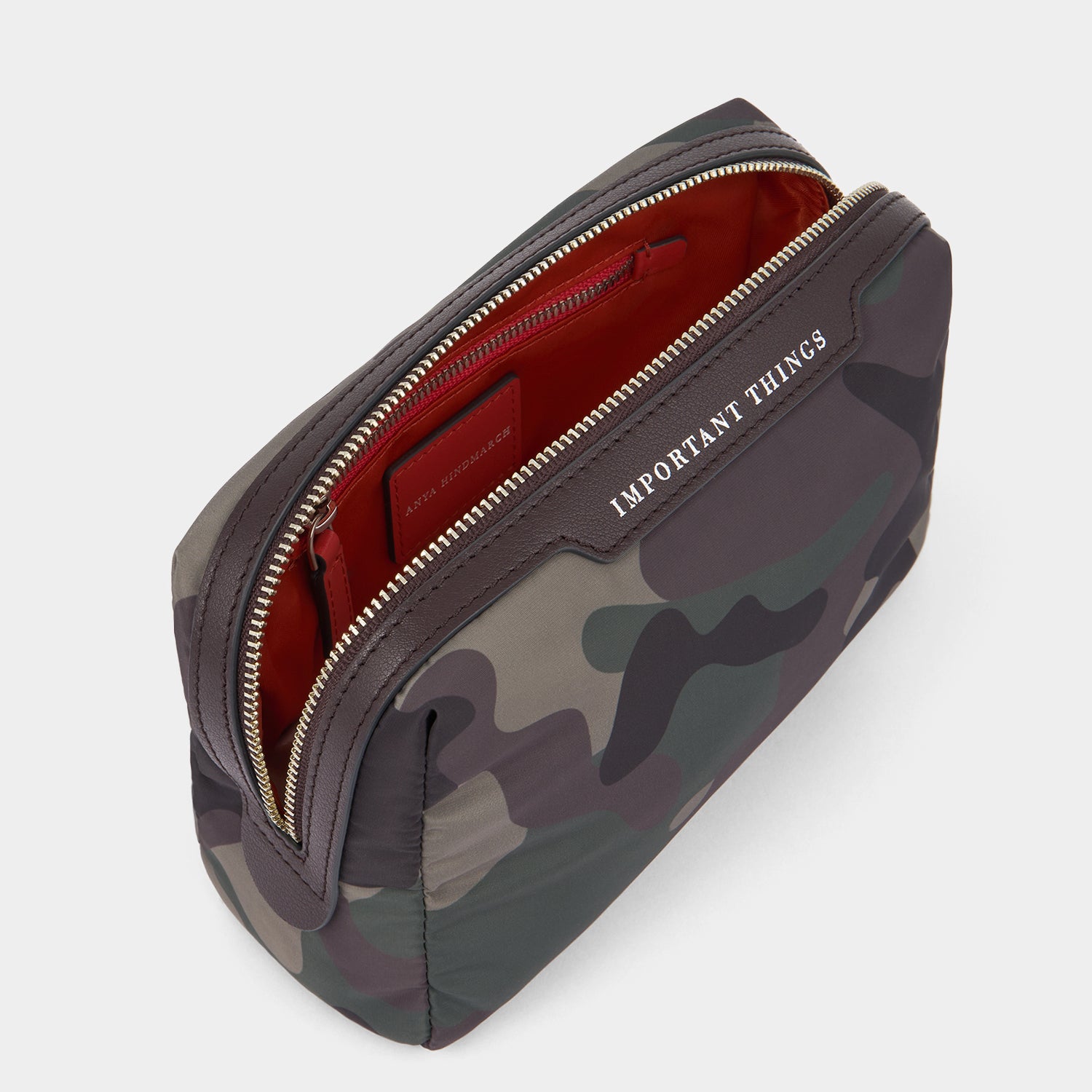 Camouflage Important Things Pouch -

          
            Nylon in Camouflage -
          

          Anya Hindmarch UK
