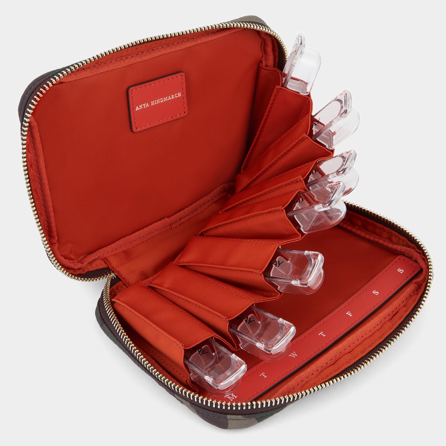 Camouflage Pills Box -

          
            Nylon in Camouflage -
          

          Anya Hindmarch UK
