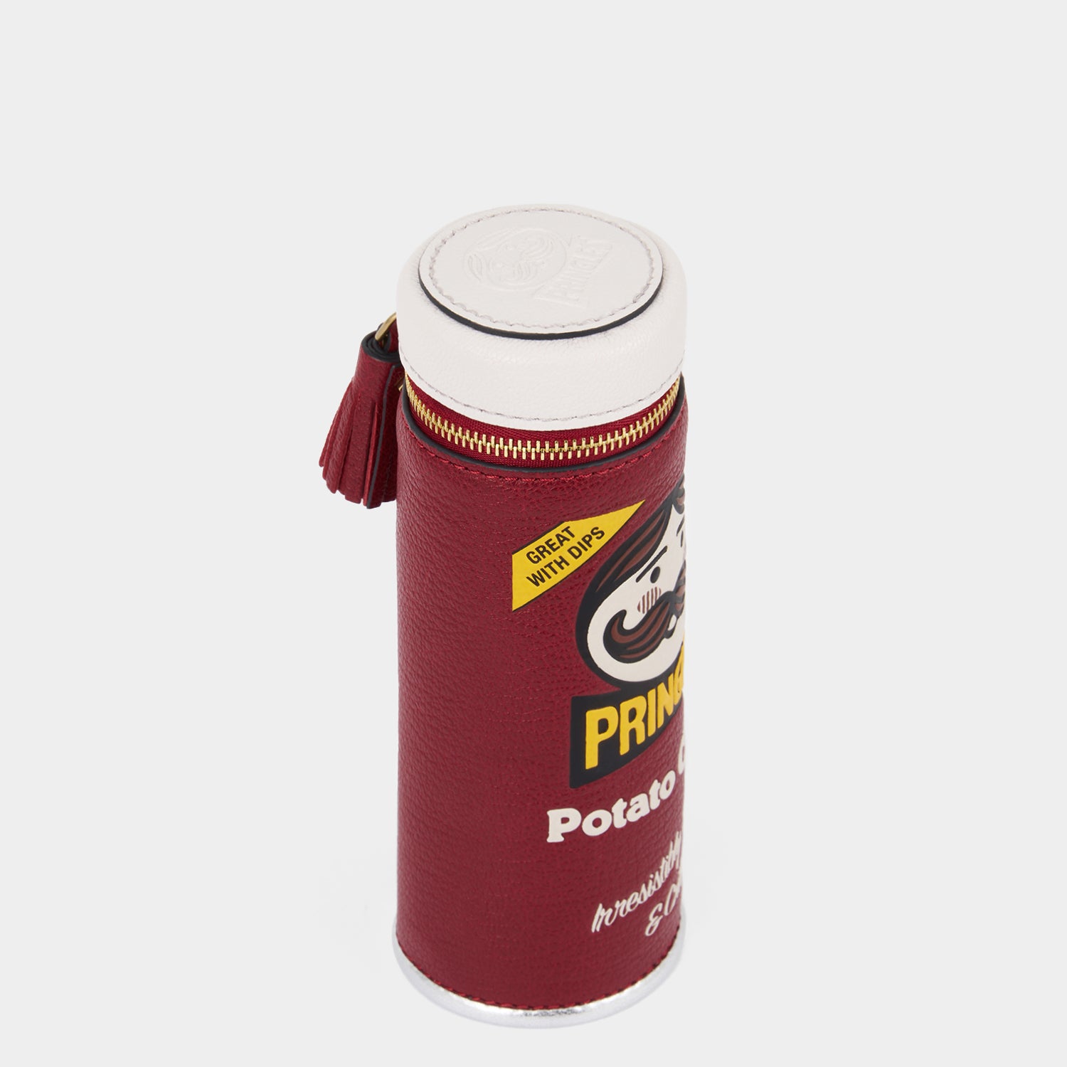 Anya Brands Pringles Coin Purse -

          
            Smooth Leather in Vampire Red -
          

          Anya Hindmarch UK
