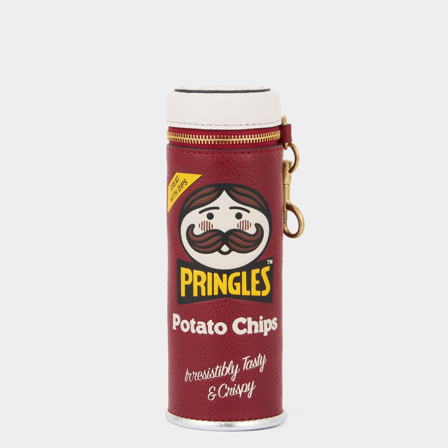 Anya Brands Pringles Coin Purse -

          
            Smooth Leather in Vampire Red -
          

          Anya Hindmarch UK
