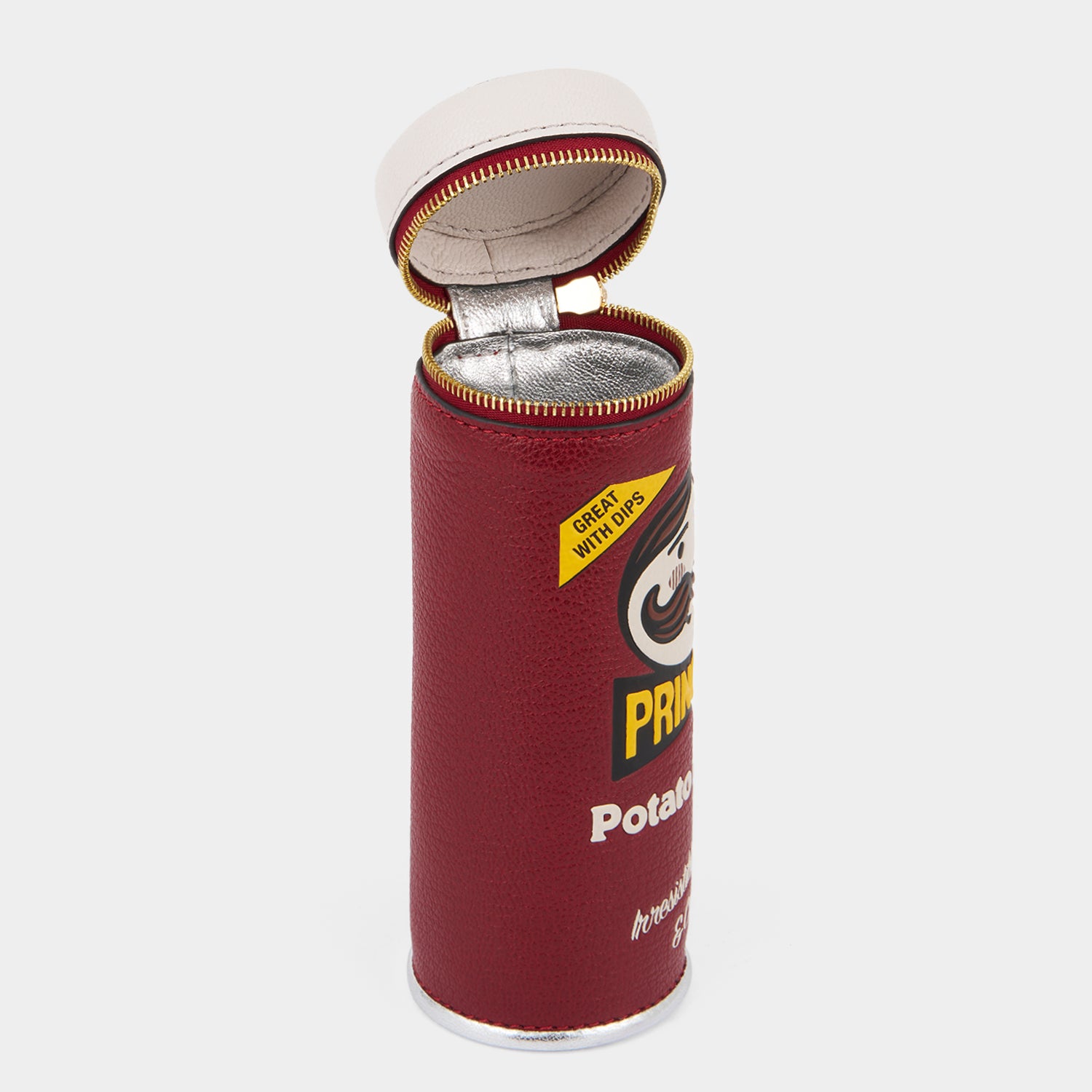 Anya Brands Pringles Coin Purse -

          
            Smooth Leather in Vampire Red -
          

          Anya Hindmarch UK
