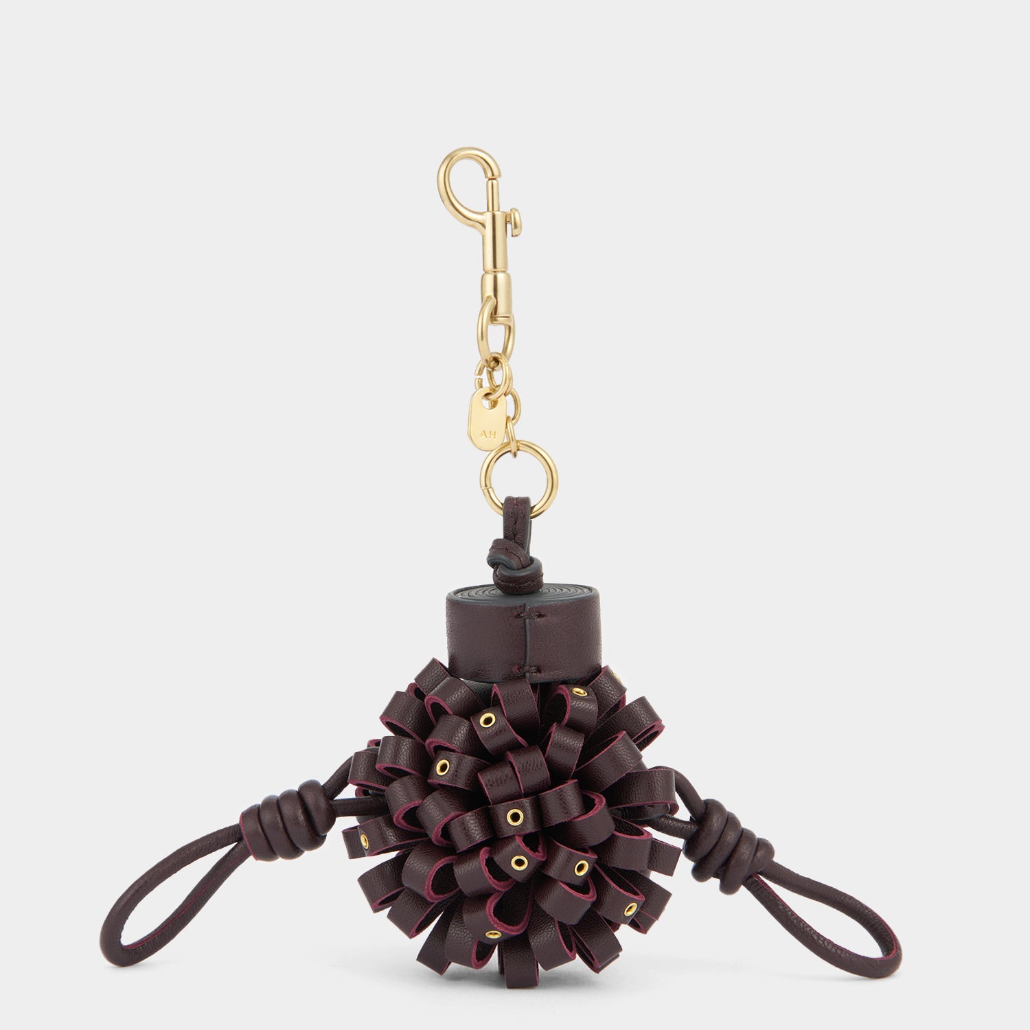 Eyelet Character Charm -

          
            Smooth Leather in Grape Purple -
          

          Anya Hindmarch UK
