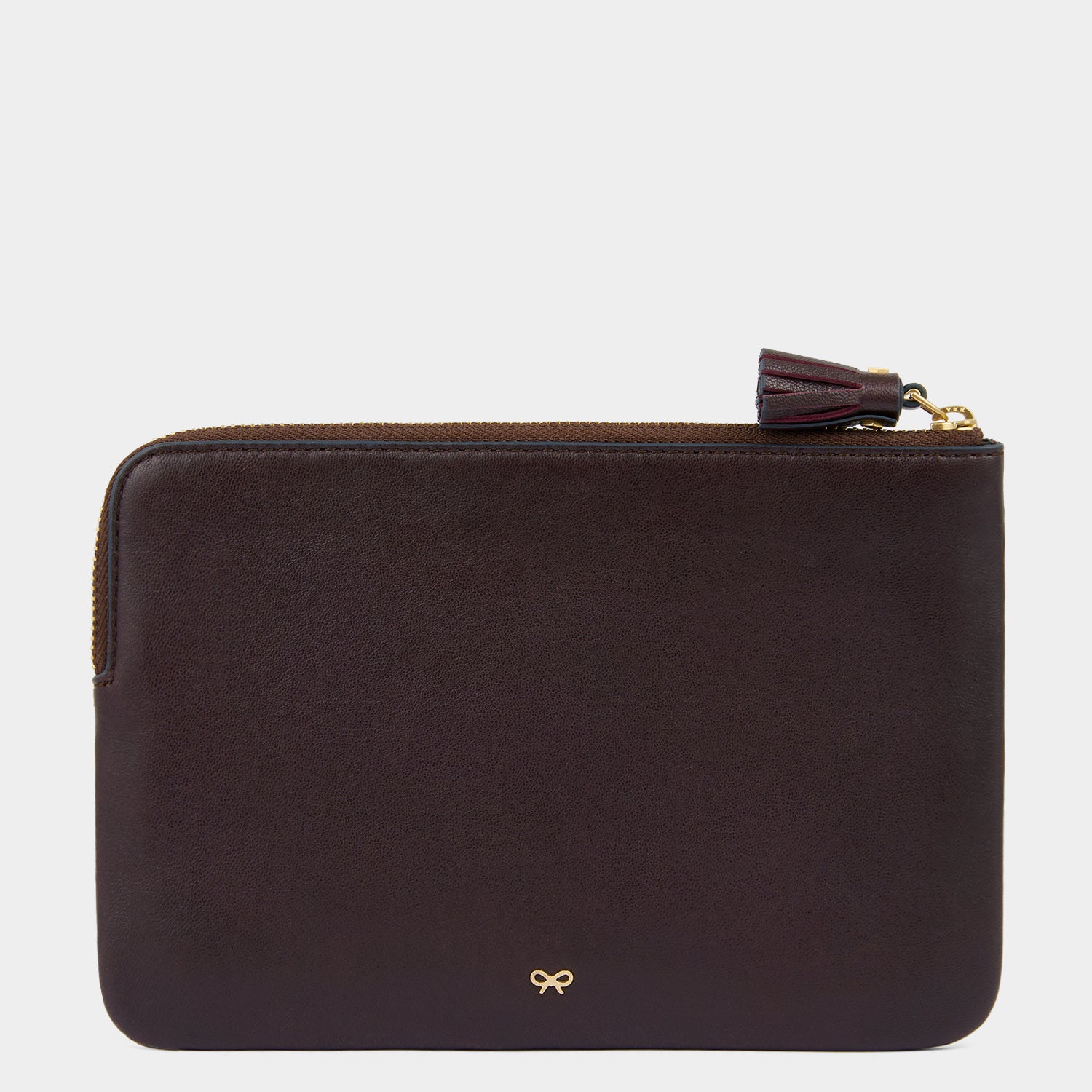Eyelet Character Zip Loose Pocket -

          
            Smooth Leather in Grape Purple -
          

          Anya Hindmarch UK
