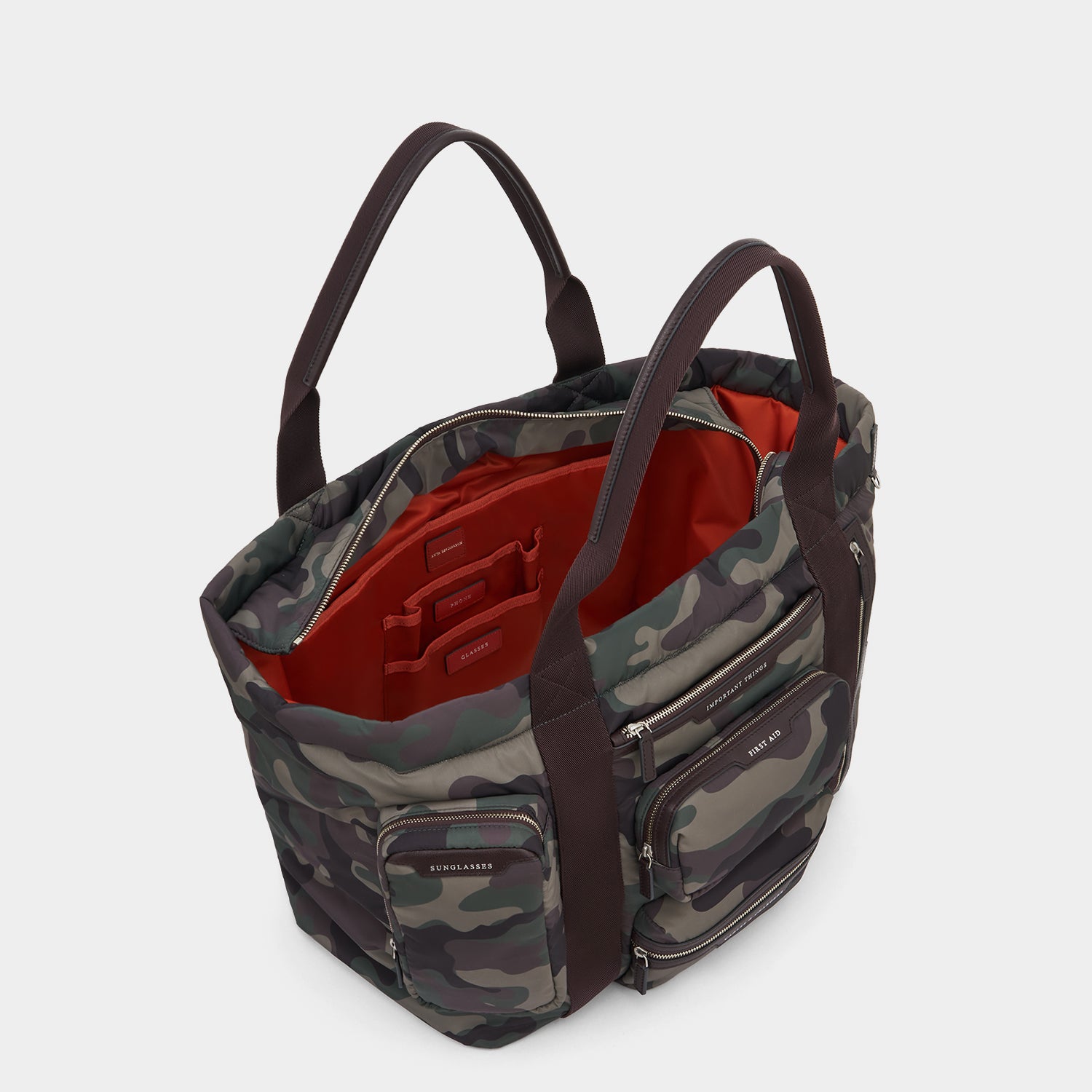 Camouflage Travel Tote -

          
            Nylon in Camouflage -
          

          Anya Hindmarch UK

