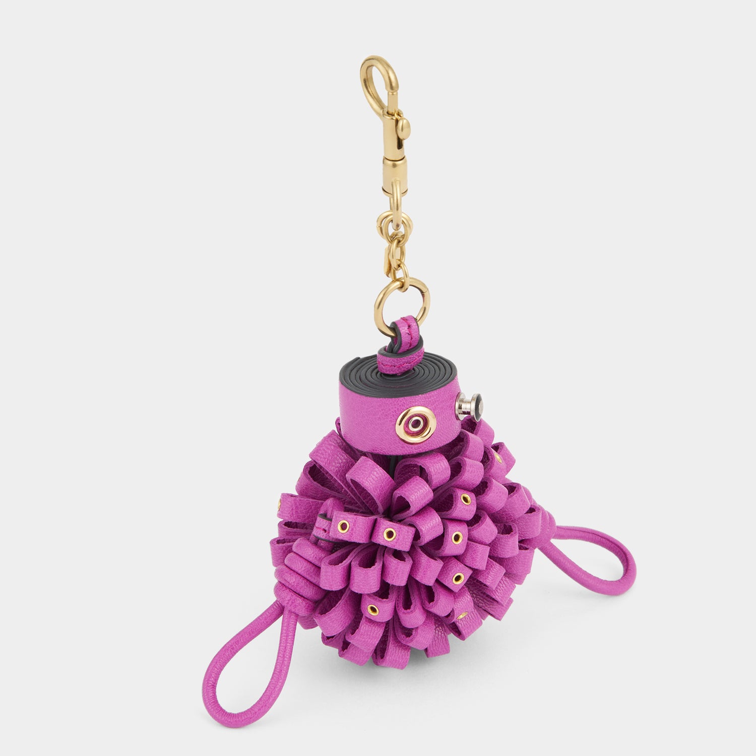 Eyelet Character Charm -

          
            Sooth Leather in Bramble Pink -
          

          Anya Hindmarch UK
