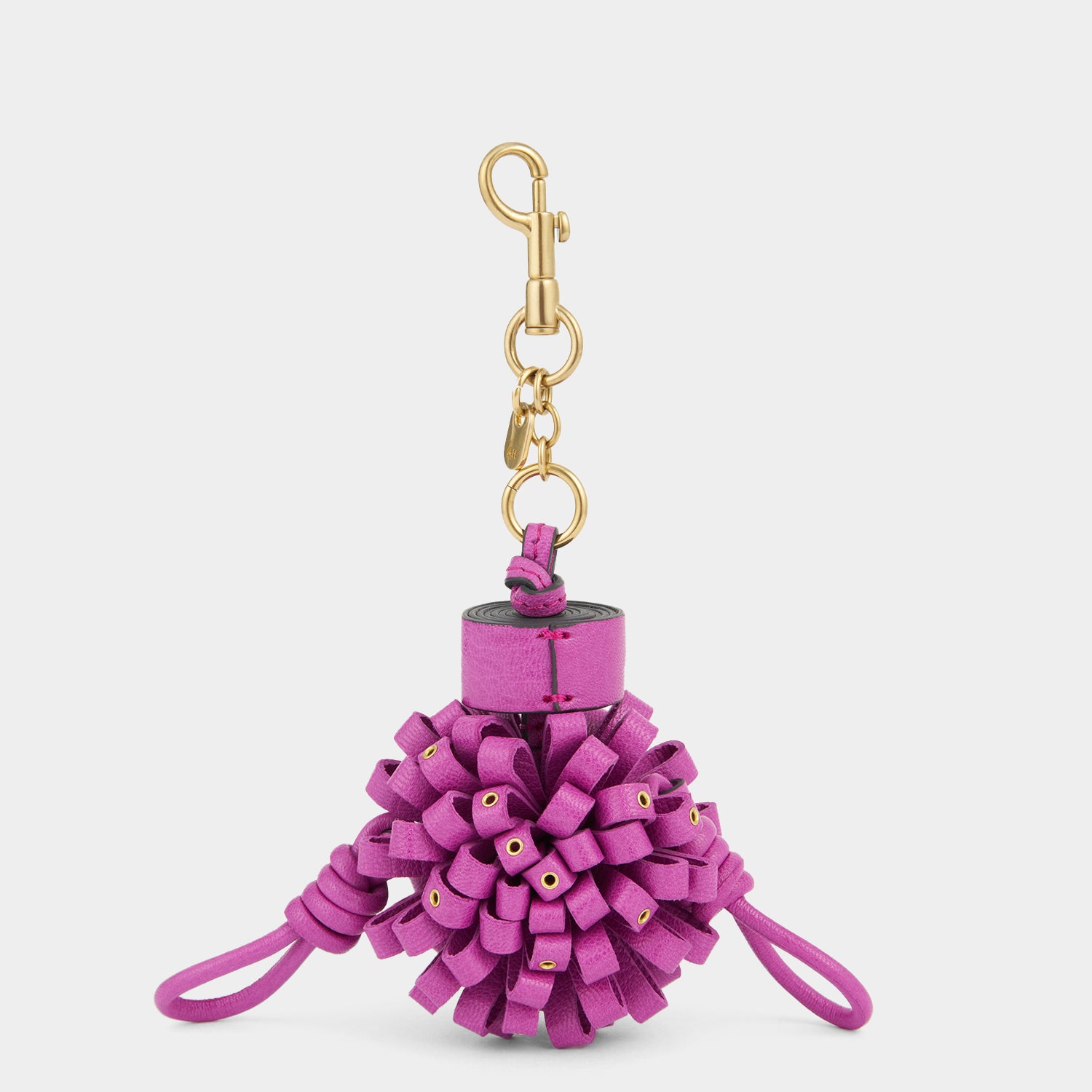 Eyelet Character Charm -

          
            Sooth Leather in Bramble Pink -
          

          Anya Hindmarch UK
