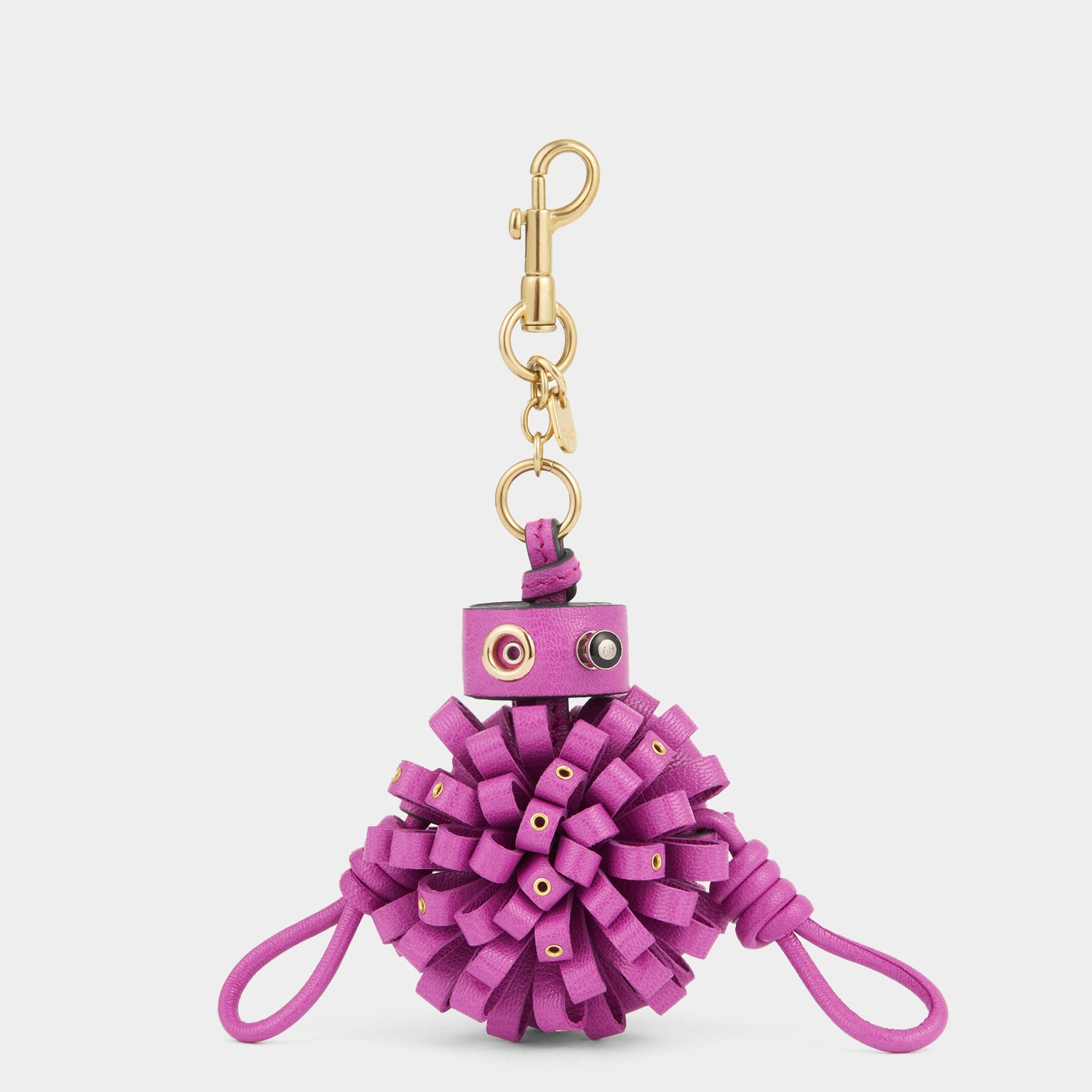 Eyelet Character Charm -

          
            Sooth Leather in Bramble Pink -
          

          Anya Hindmarch UK
