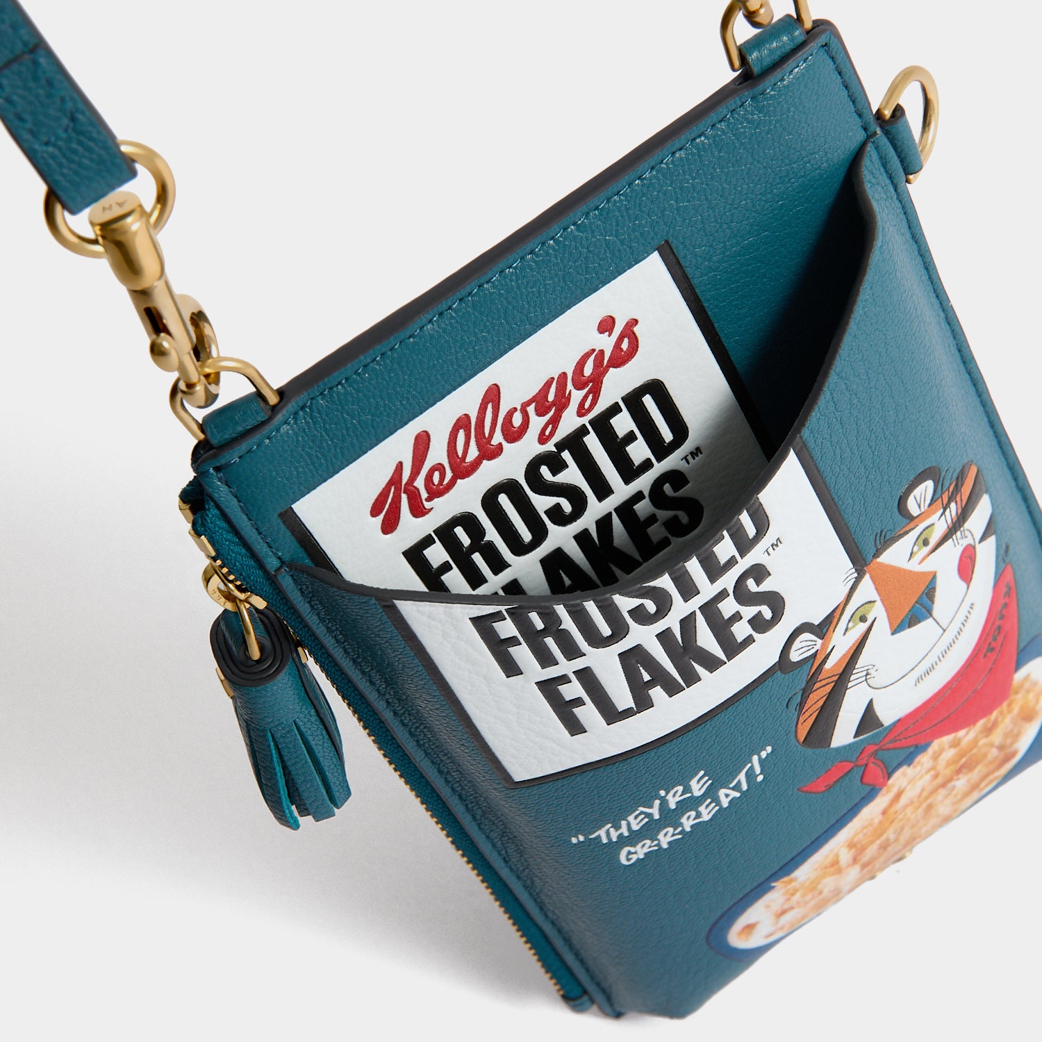 Anya Brands Frosted Flakes Zip Phone Pouch | Anya Hindmarch UK
