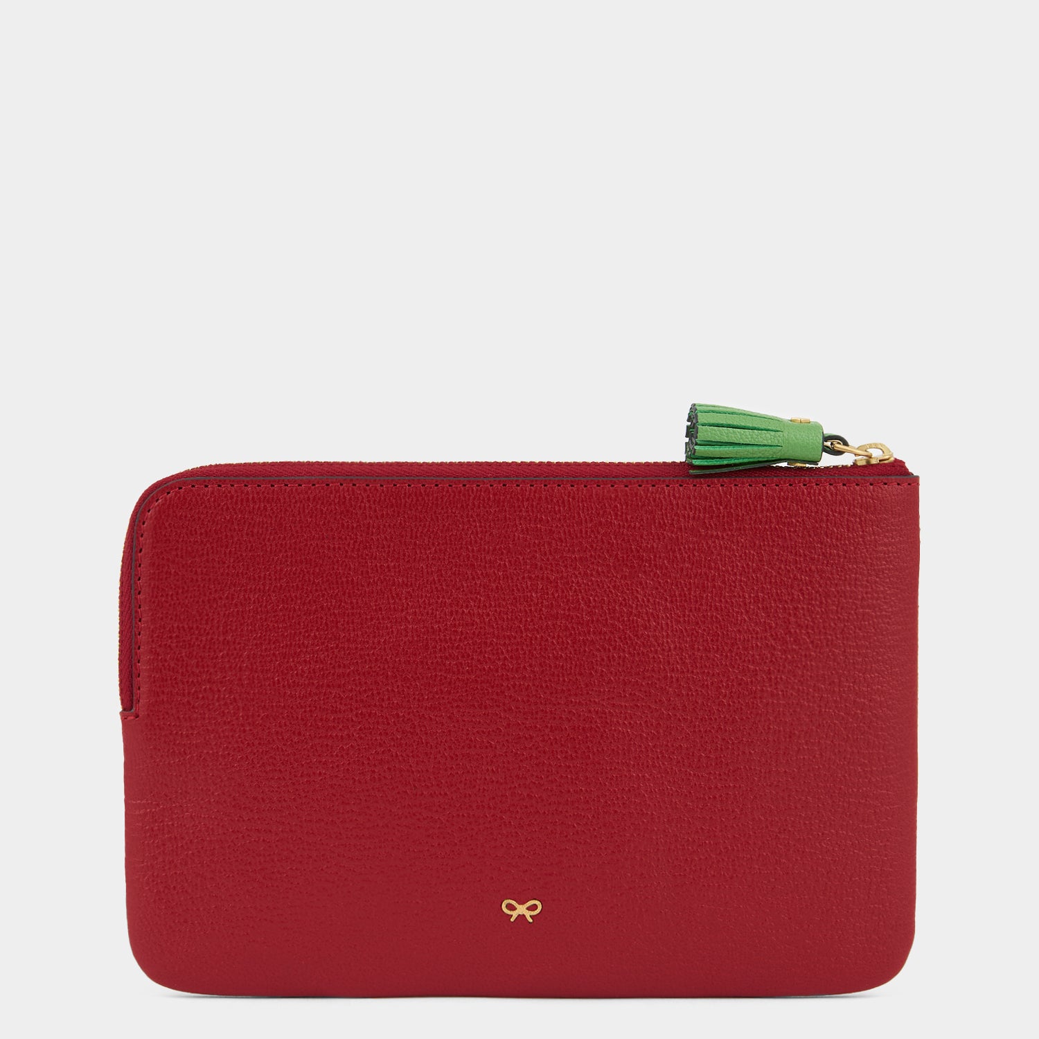 Anya Brands Flying Goose Sriracha Zip Loose Pocket -

          
            Smooth Leather in Russet Red -
          

          Anya Hindmarch UK

