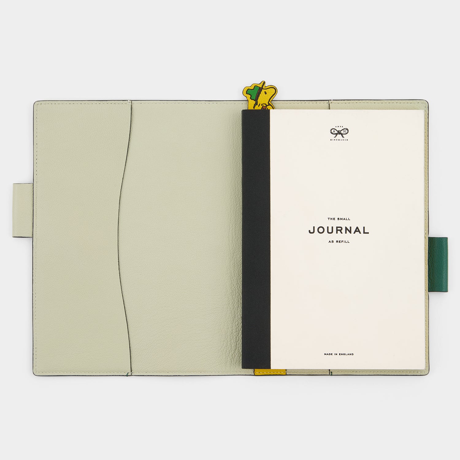 Peanuts Snoopy A5 Journal -

          
            Capra Leather in Eau De Nil Green -
          

          Anya Hindmarch UK
