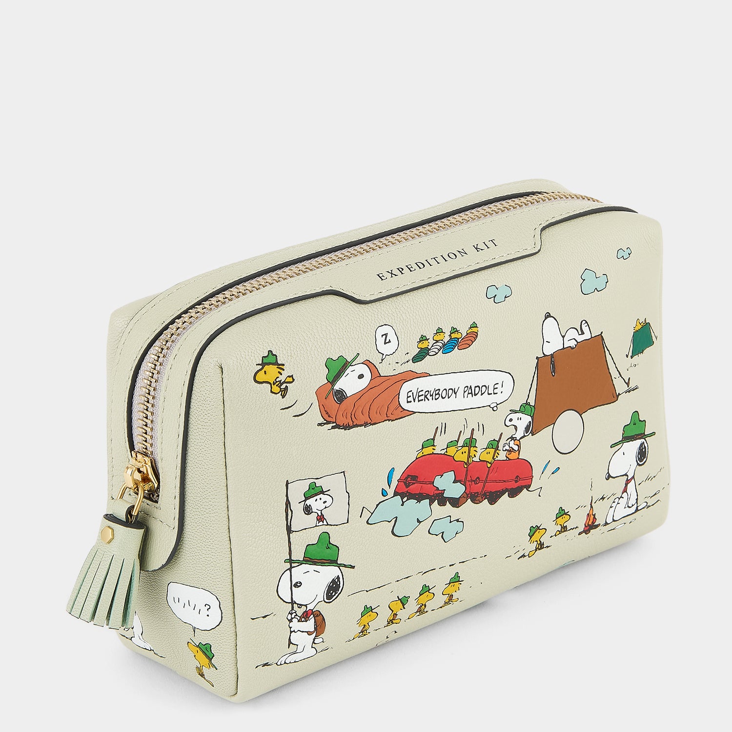 Peanuts Snoopy Expedition Kit -

          
            Capra Leather in Eau De Nil Green -
          

          Anya Hindmarch UK
