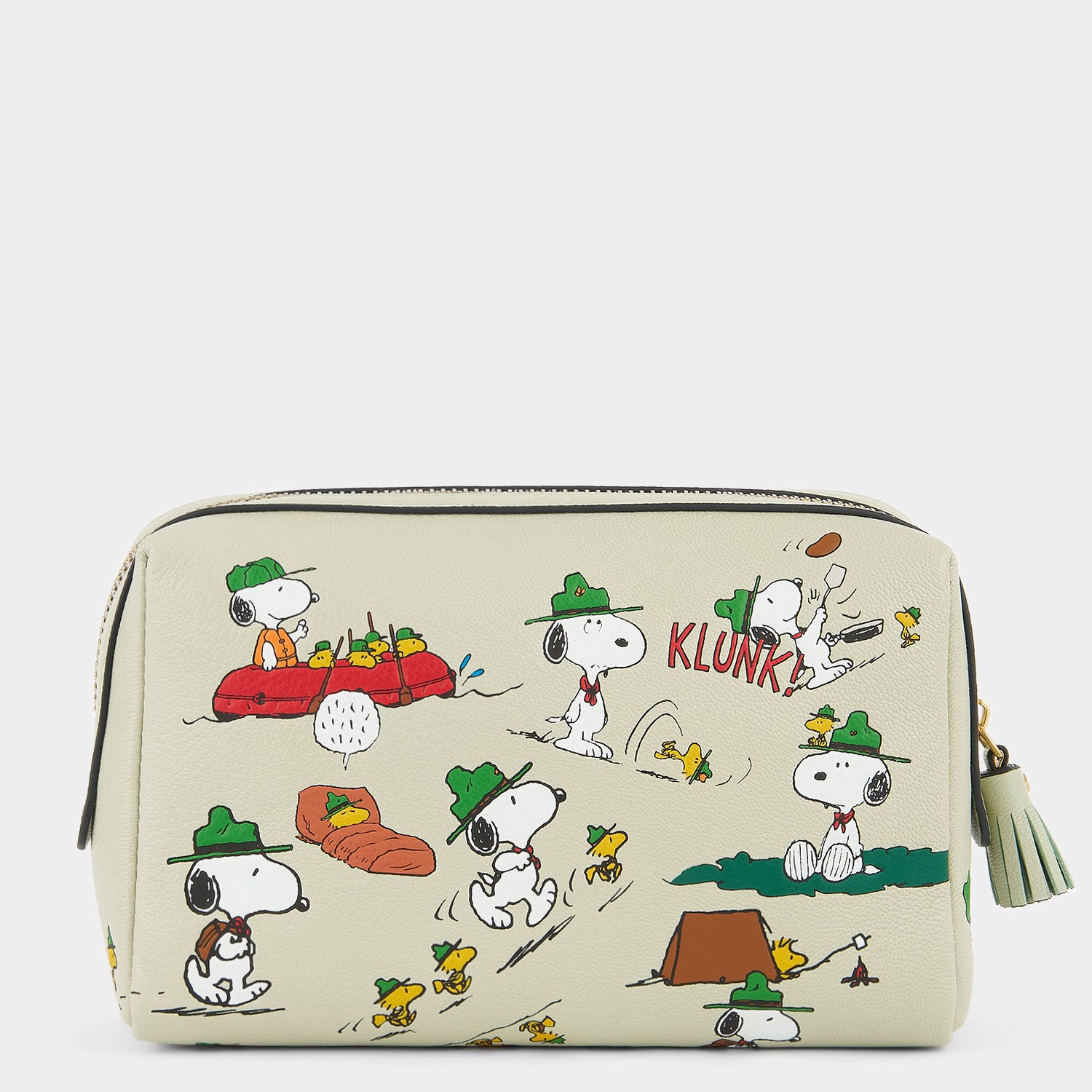 Peanuts Snoopy Expedition Kit -

          
            Capra Leather in Eau De Nil Green -
          

          Anya Hindmarch UK
