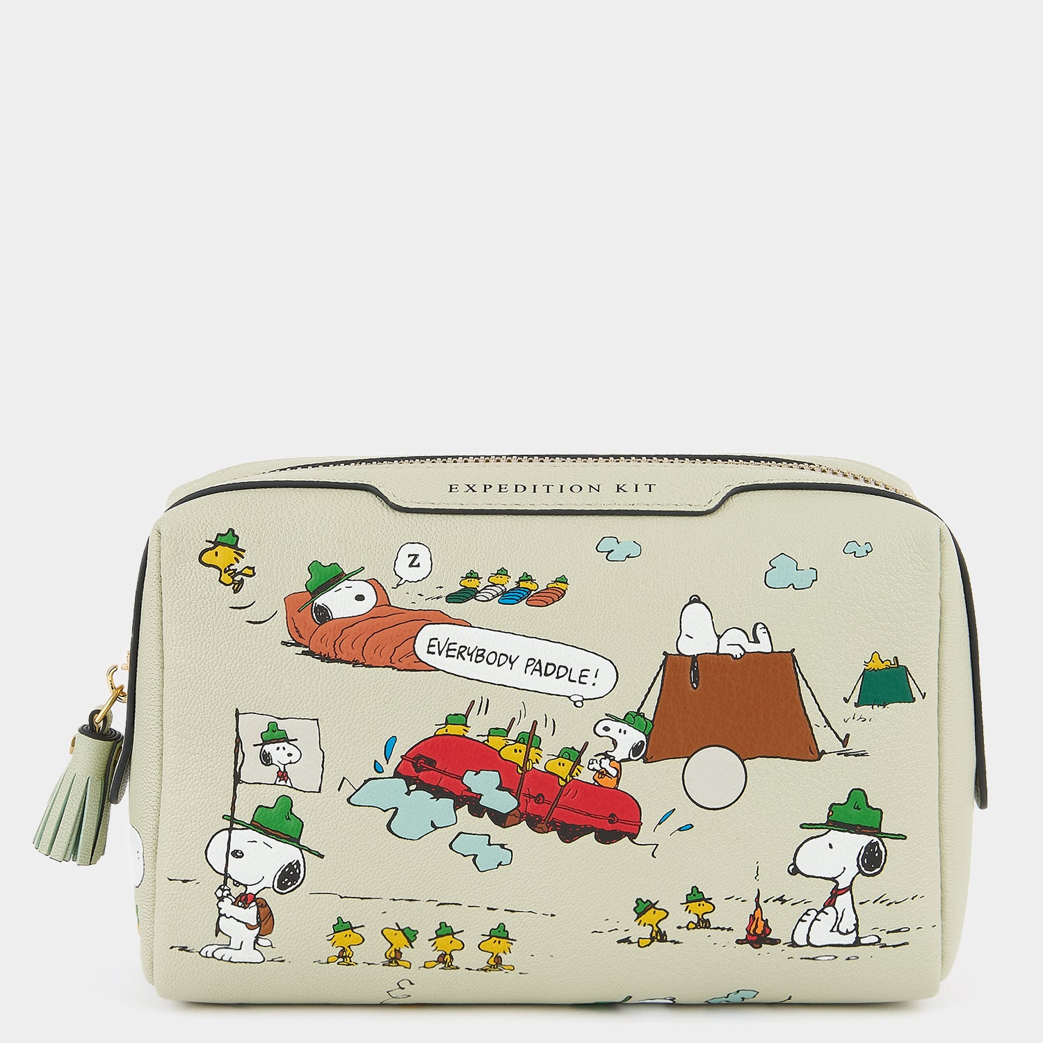 Peanuts Snoopy Expedition Kit -

          
            Capra Leather in Eau De Nil Green -
          

          Anya Hindmarch UK

