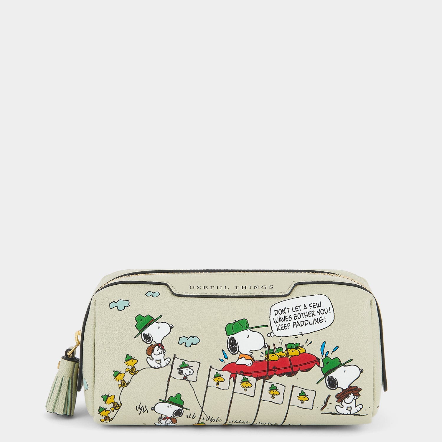 Peanuts Snoopy Useful Things -

          
            Capra Leather in Eau De Nil Green -
          

          Anya Hindmarch UK
