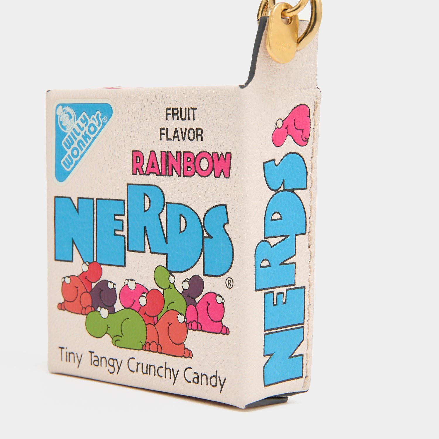 Anya Brands Nerds Charm -

          
            Calf Leather in Chalk White -
          

          Anya Hindmarch UK
