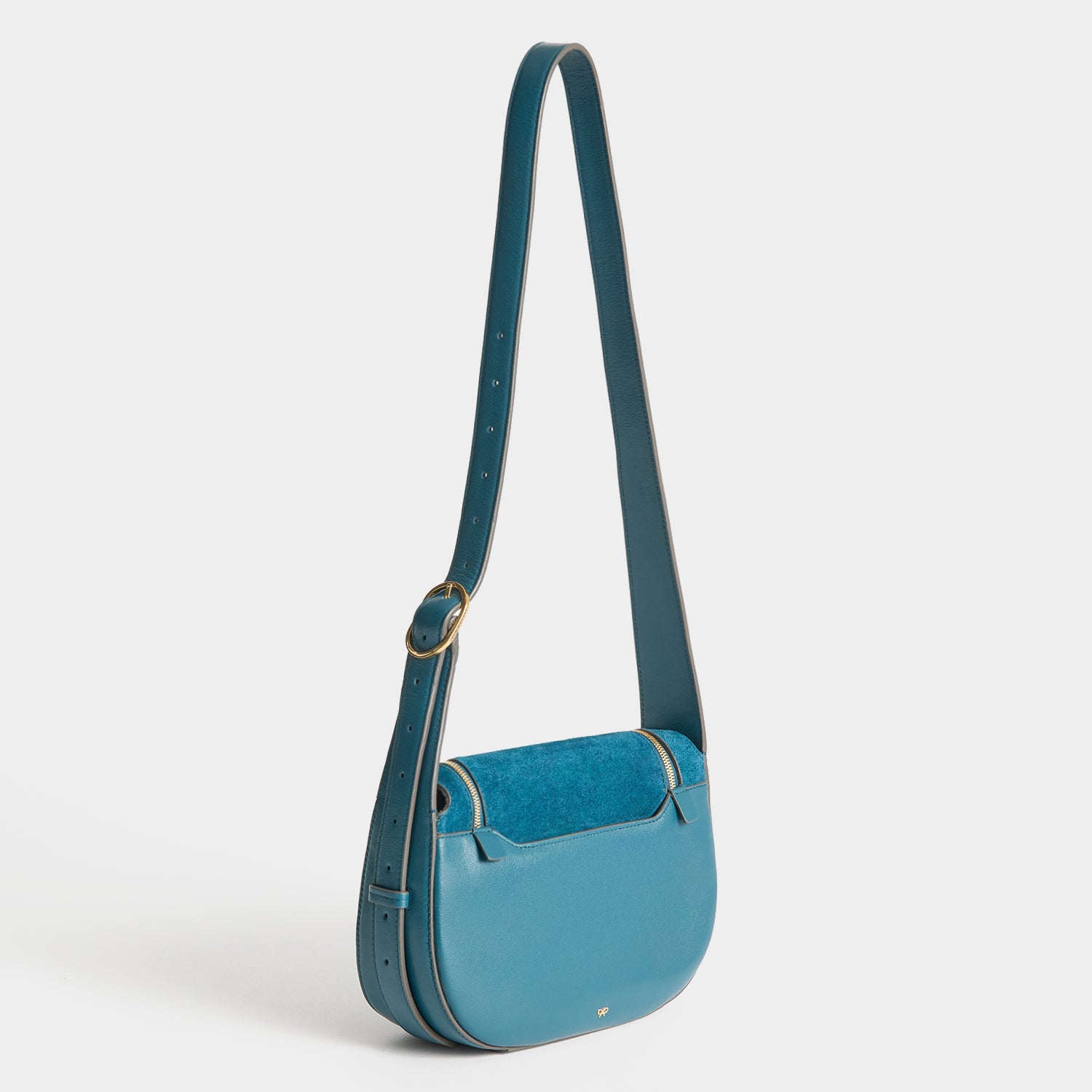Vere Cross-body -

          
            Suede Leather/Calf Leather in Dark Petrol Blue -
          

          Anya Hindmarch UK
