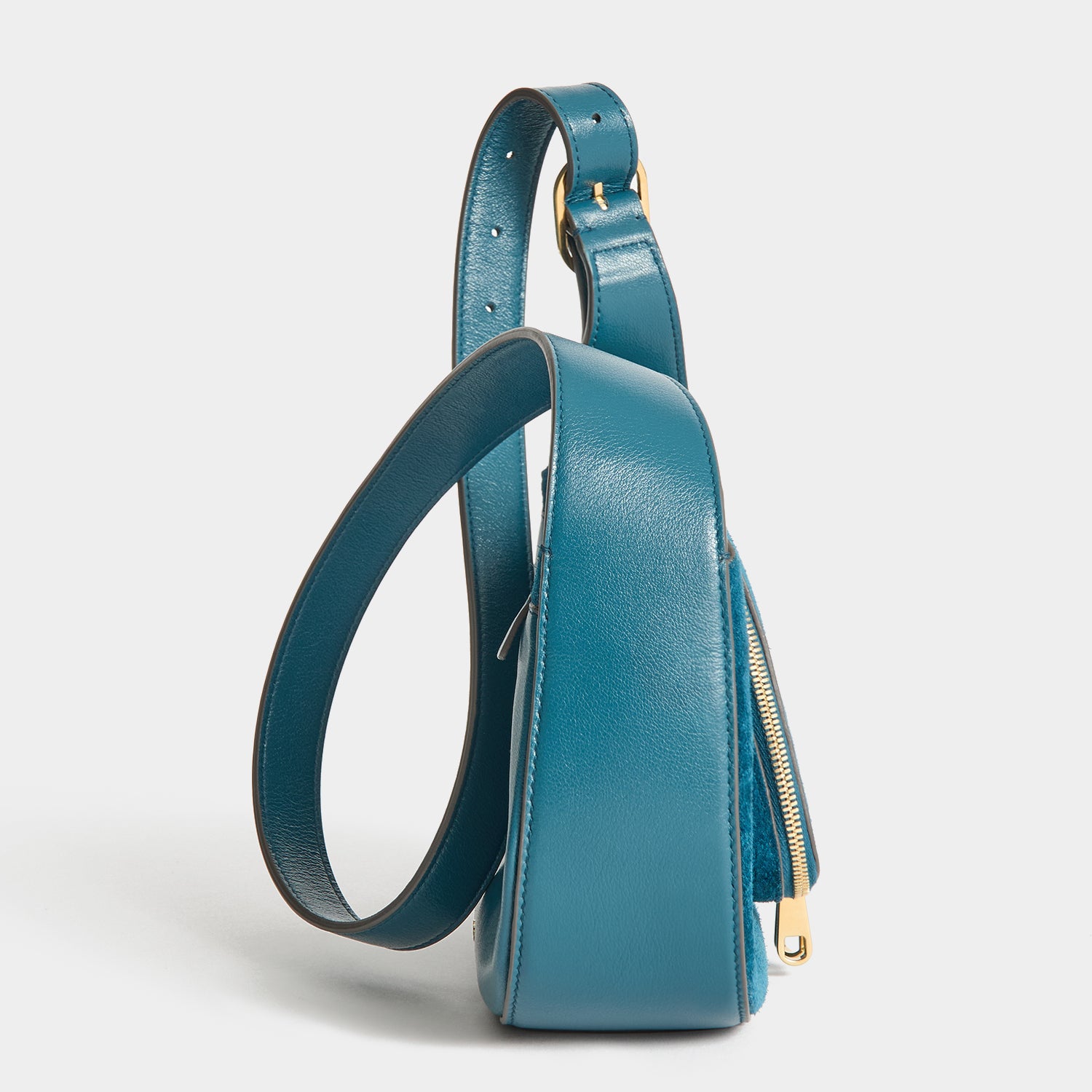 Vere Cross-body -

          
            Suede Leather/Calf Leather in Dark Petrol Blue -
          

          Anya Hindmarch UK

