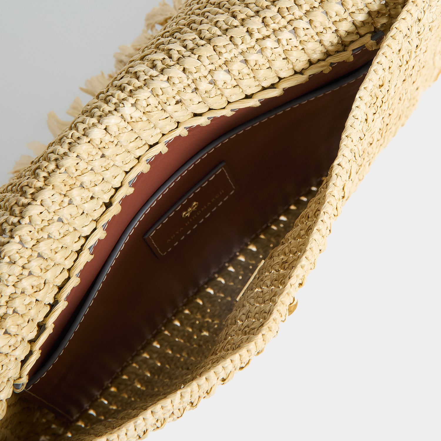 Raffia Oversized Clutch | Anya Hindmarch UK