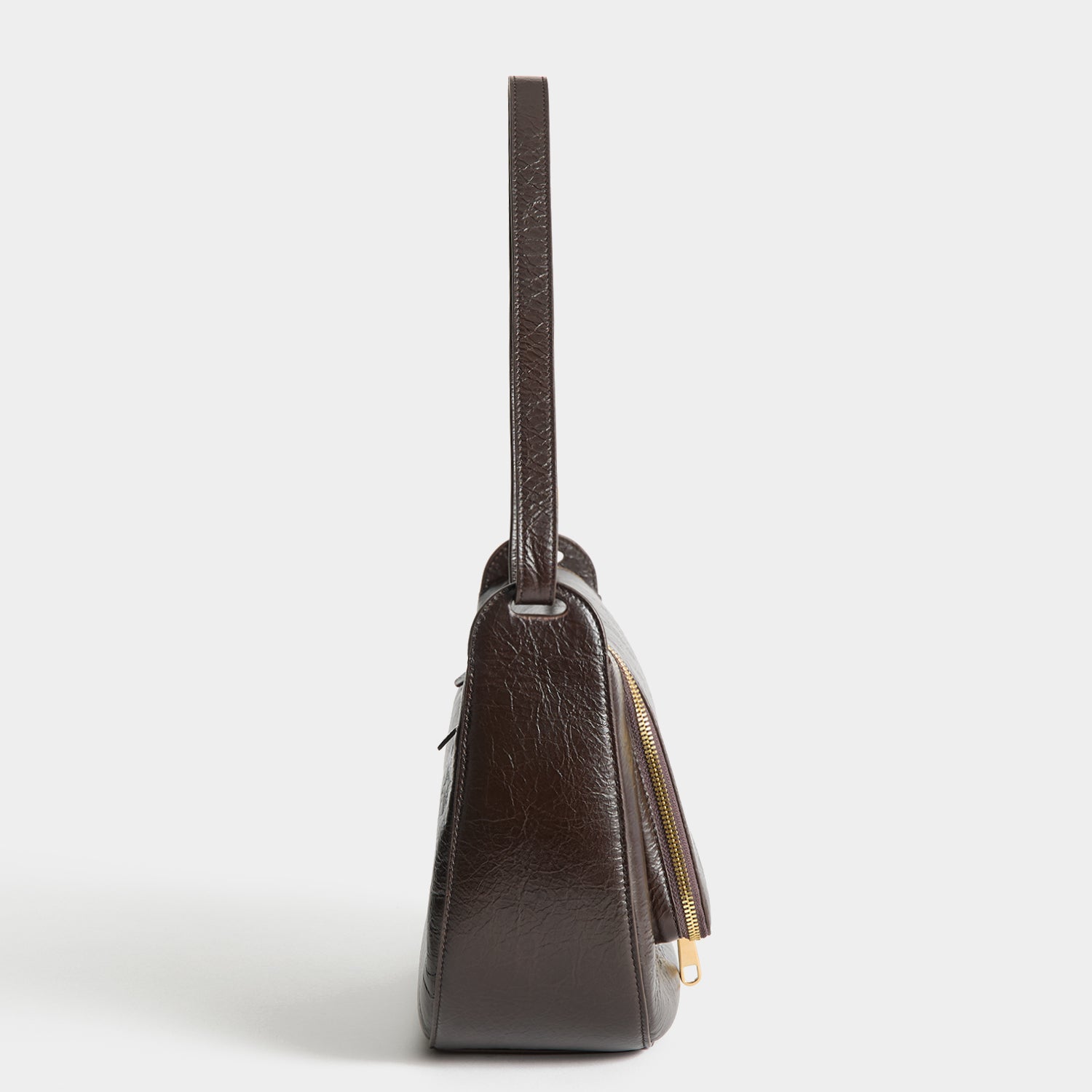 Vere Two-Way Shoulder Bag -

          
            Calf leather in Chocolate brown -
          

          Anya Hindmarch UK
