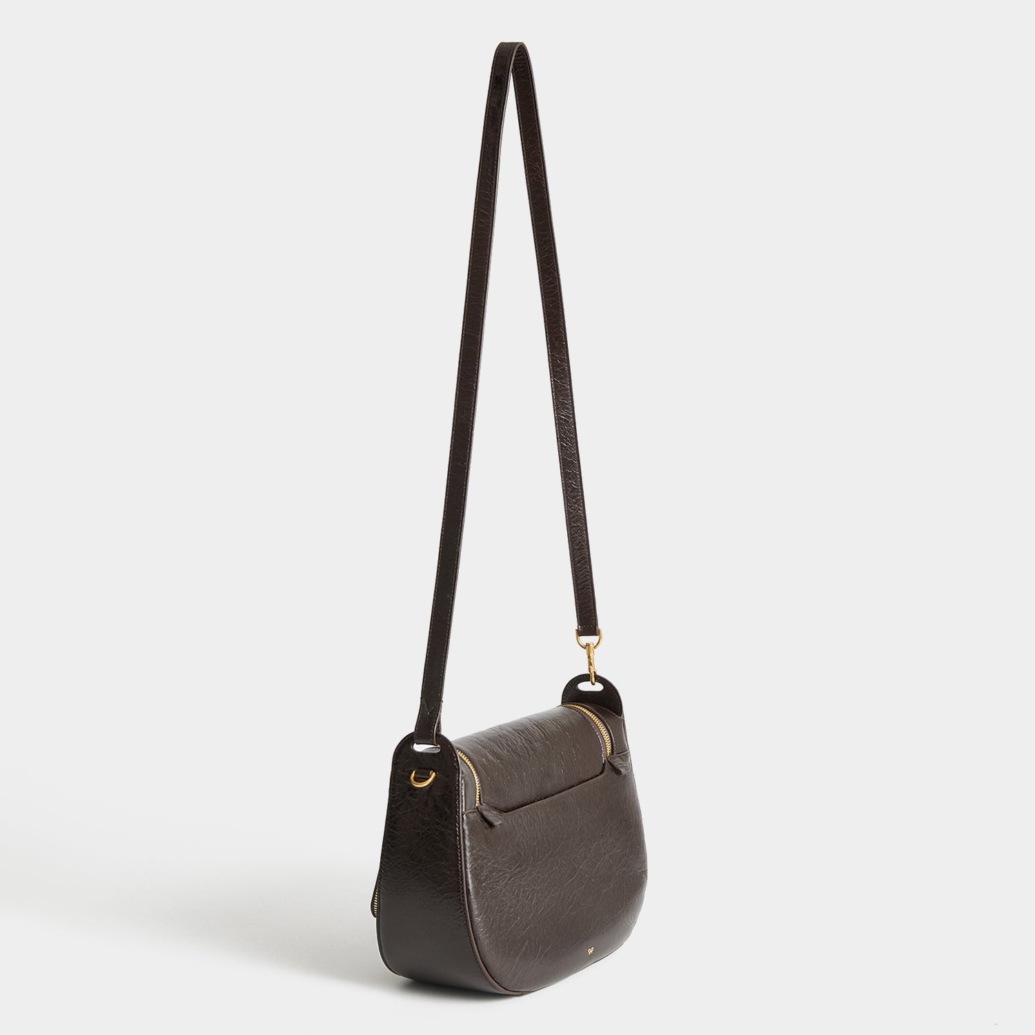 Vere Two-Way Shoulder Bag -

          
            Calf leather in Chocolate brown -
          

          Anya Hindmarch UK
